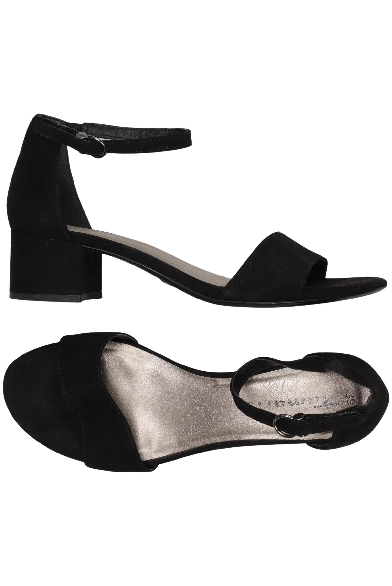 

Tamaris Damen Sandale, schwarz, Gr. 39