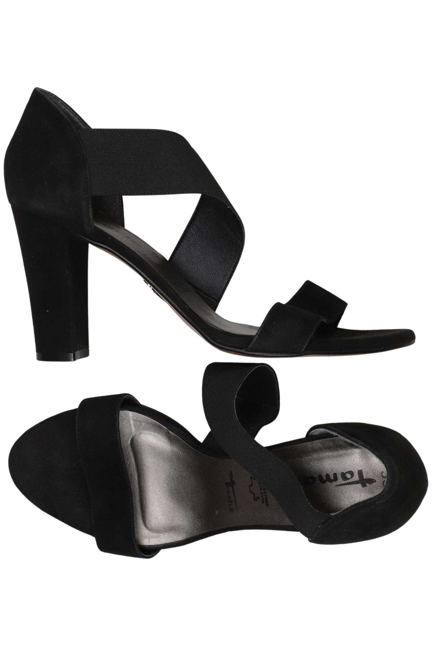 

Tamaris Damen Sandale, schwarz, Gr. 39