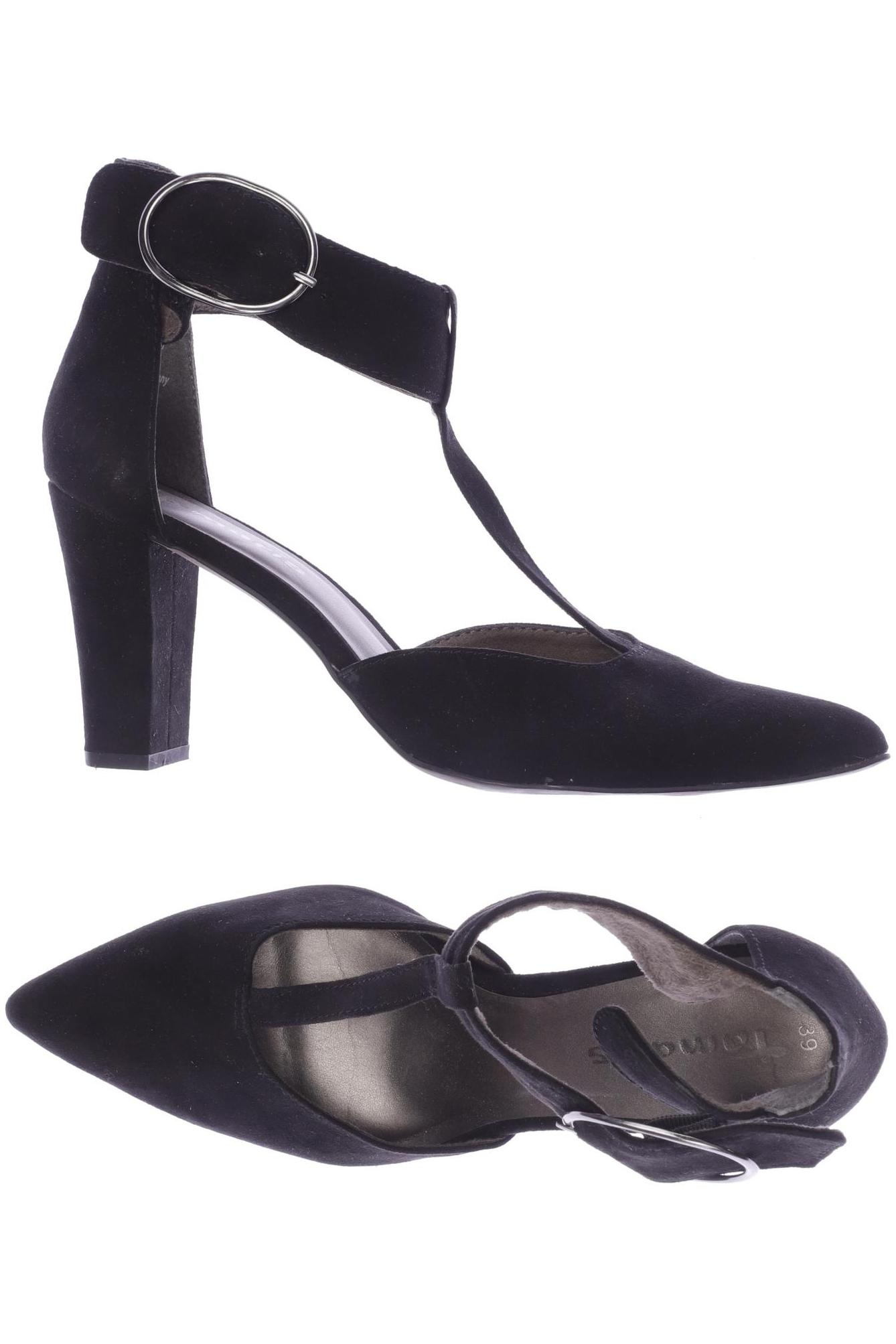 

Tamaris Damen Sandale, schwarz, Gr. 39