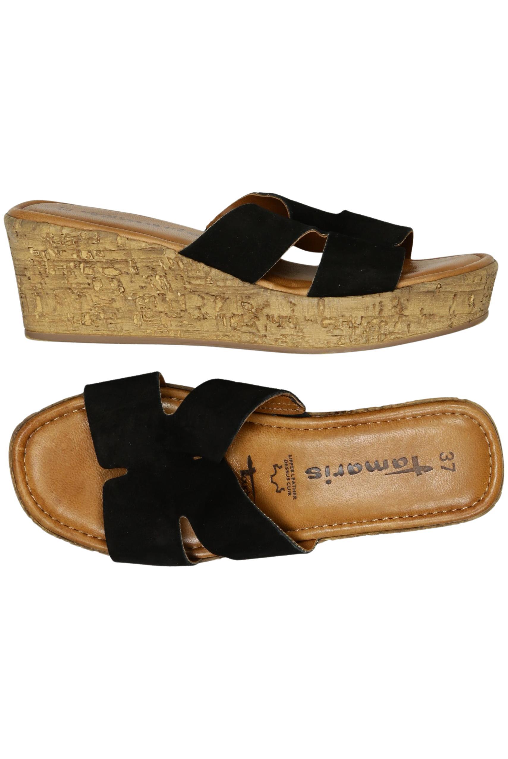 

Tamaris Damen Sandale, schwarz, Gr. 37