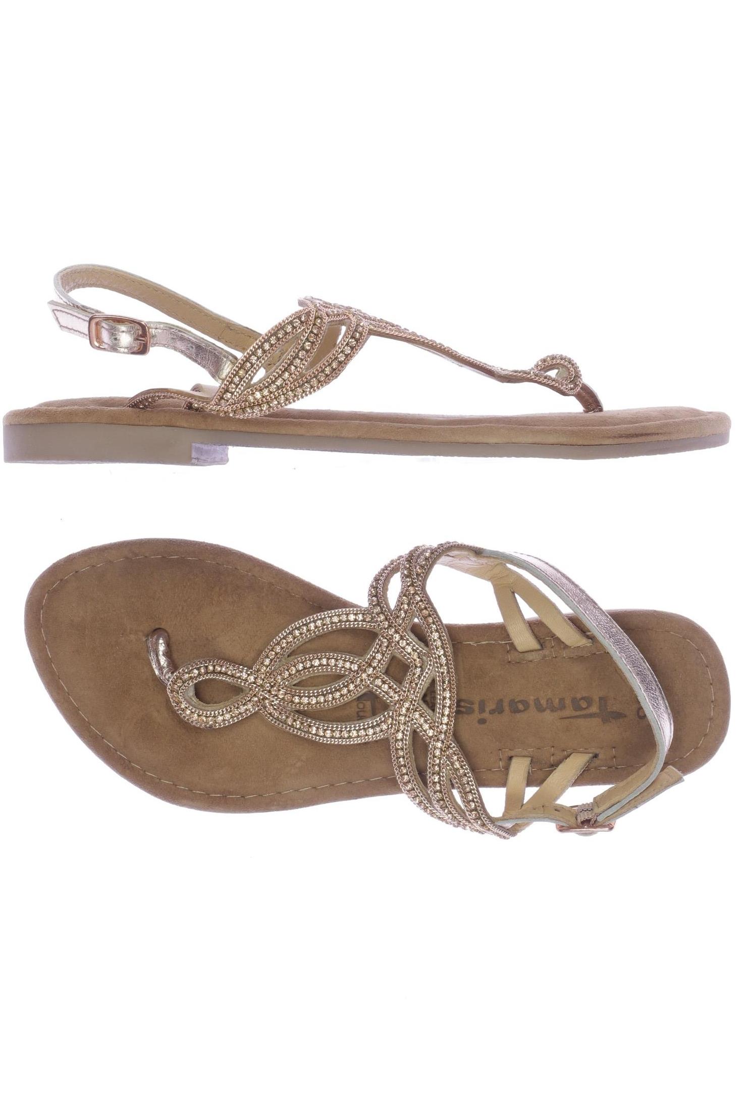 

Tamaris Damen Sandale, braun, Gr. 38