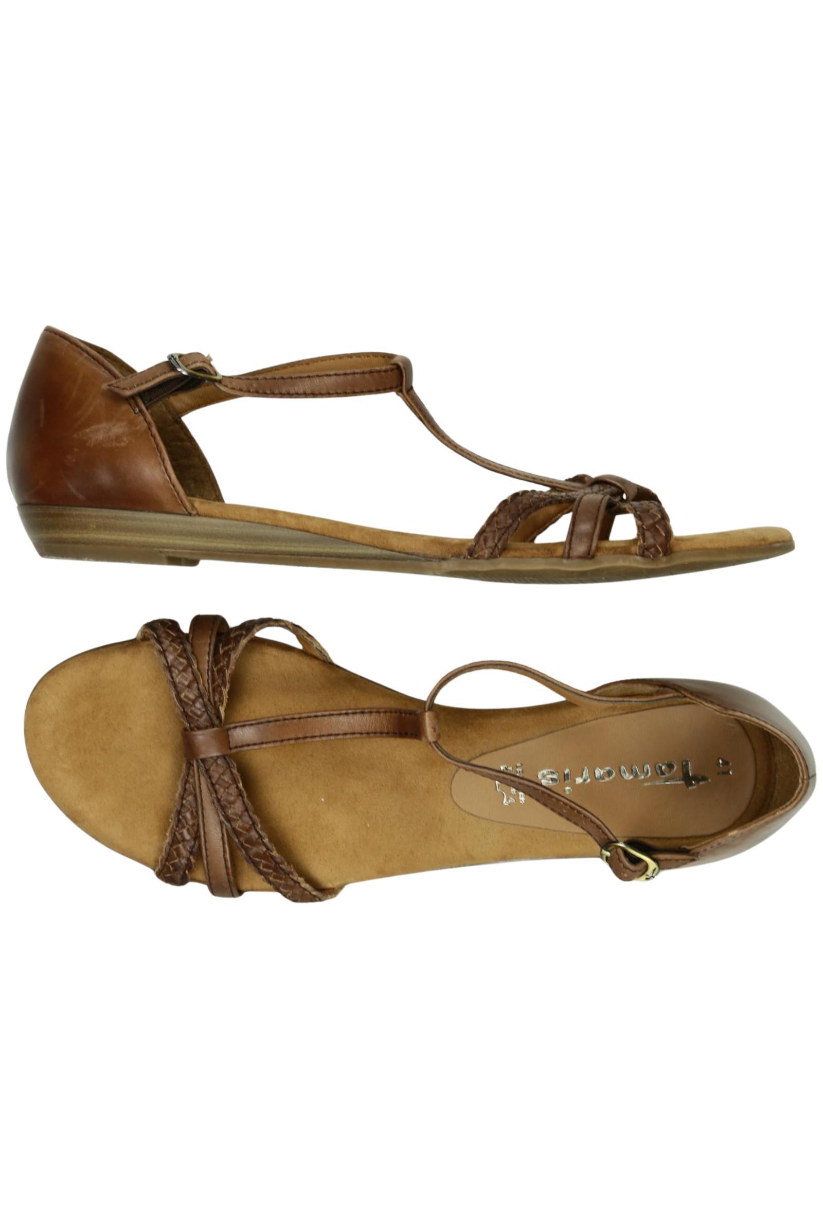 

Tamaris Damen Sandale, braun, Gr. 41