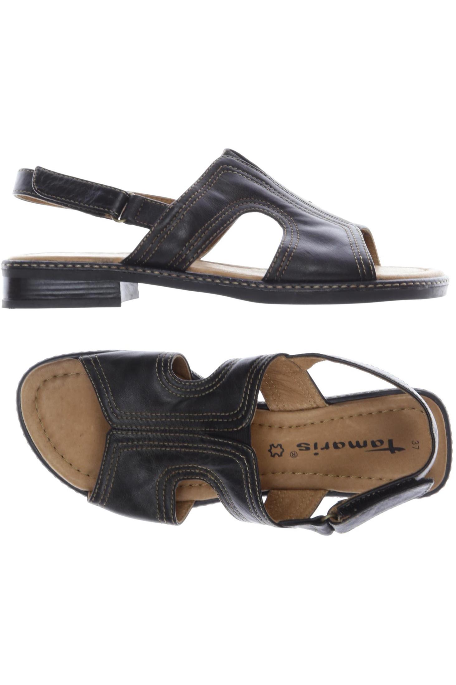 

Tamaris Damen Sandale, schwarz, Gr. 37