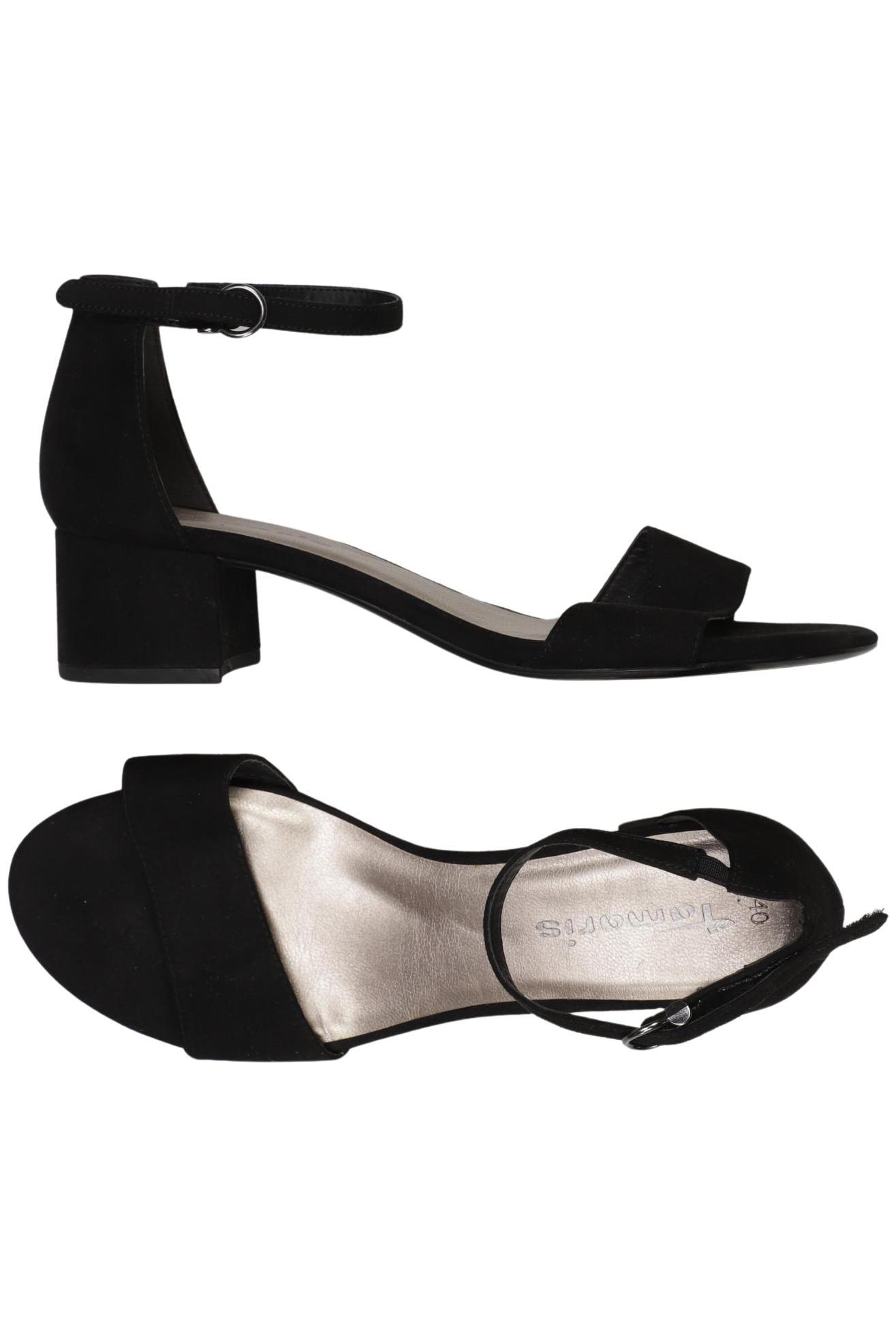 

Tamaris Damen Sandale, schwarz, Gr. 40