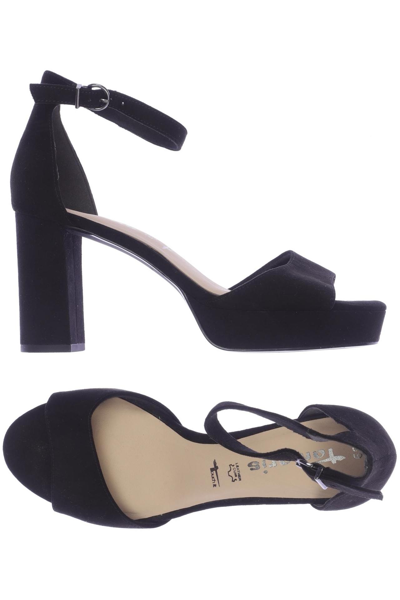 

Tamaris Damen Sandale, schwarz, Gr. 39
