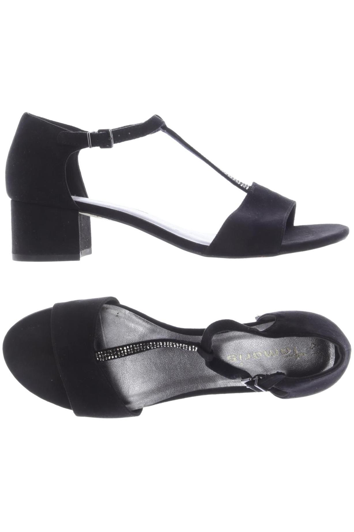 

Tamaris Damen Sandale, schwarz, Gr. 41