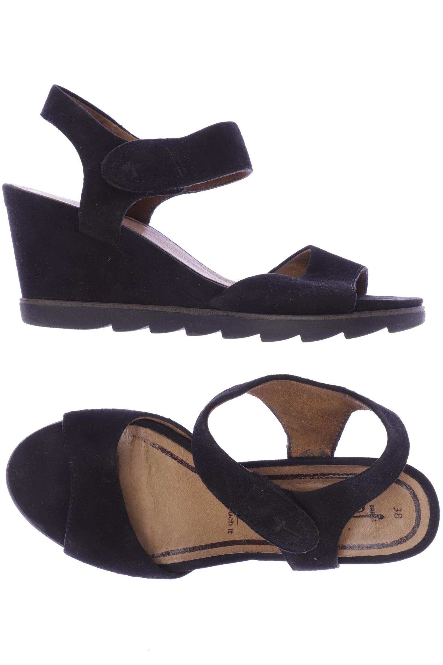 

Tamaris Damen Sandale, schwarz, Gr. 38