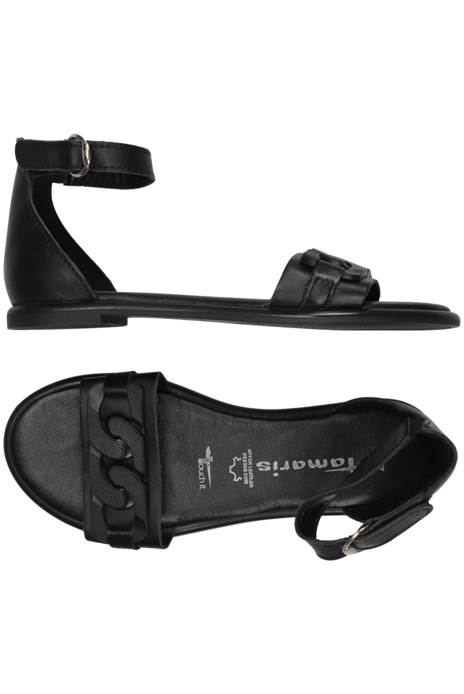 

Tamaris Damen Sandale, schwarz, Gr. 37