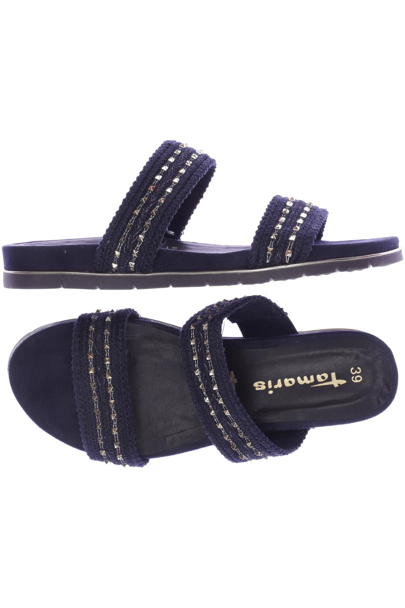 

Tamaris Damen Sandale, marineblau, Gr. 39
