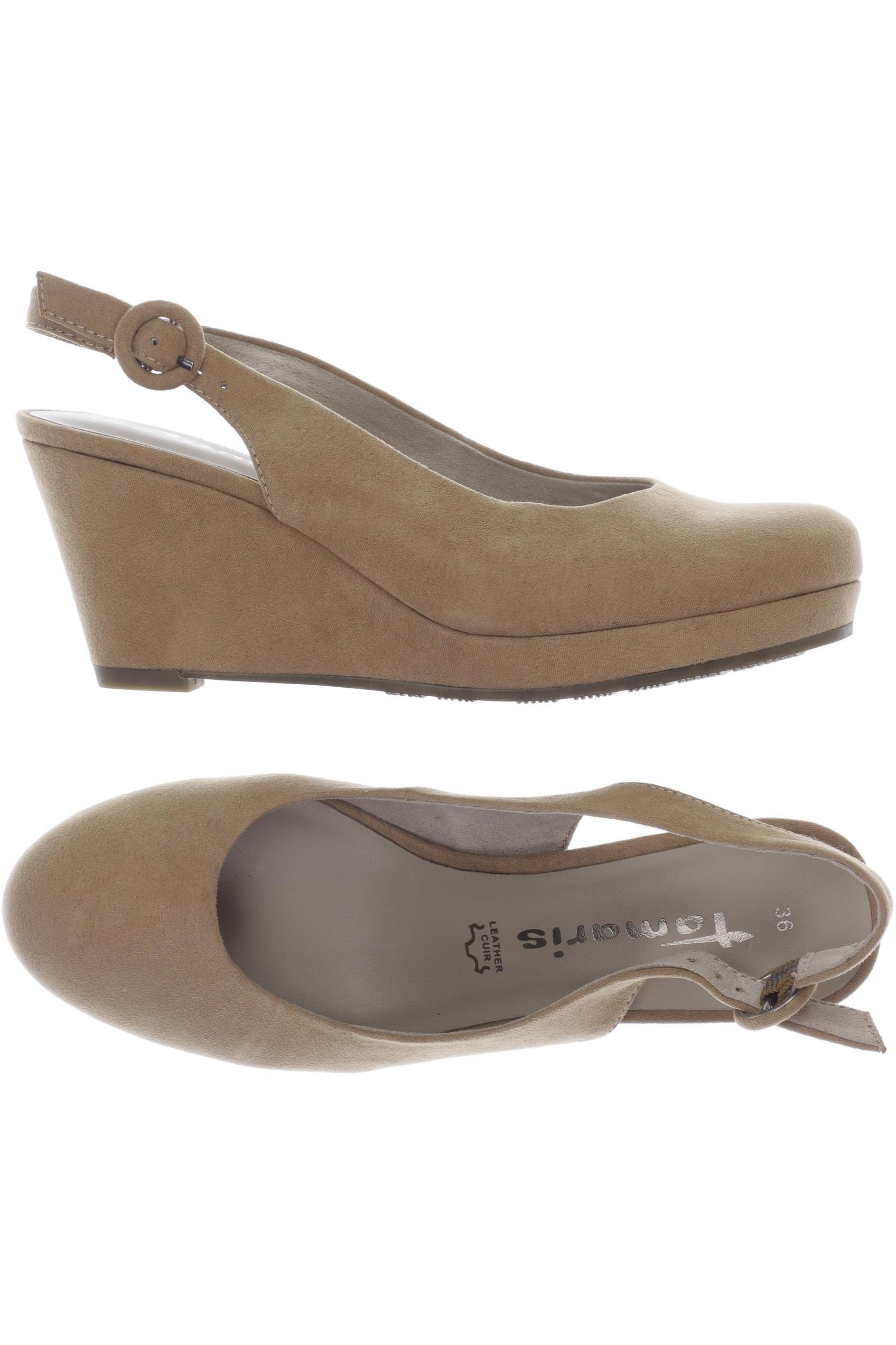 

Tamaris Damen Sandale, beige, Gr. 36