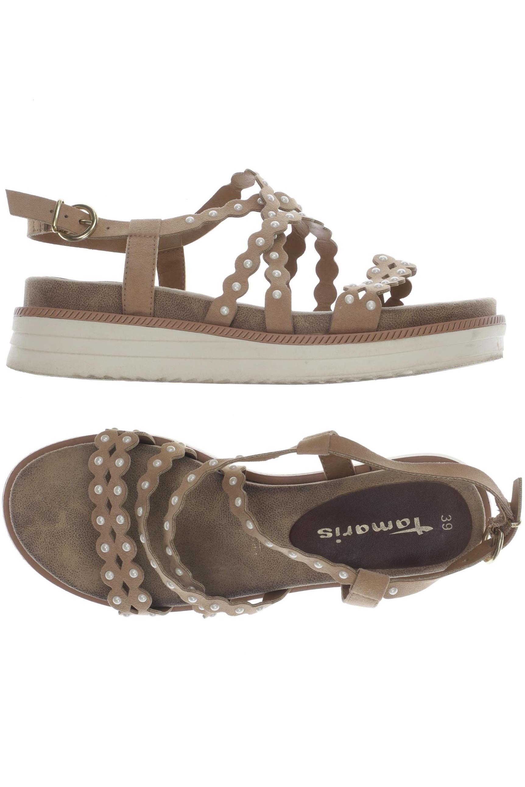 

Tamaris Damen Sandale, beige