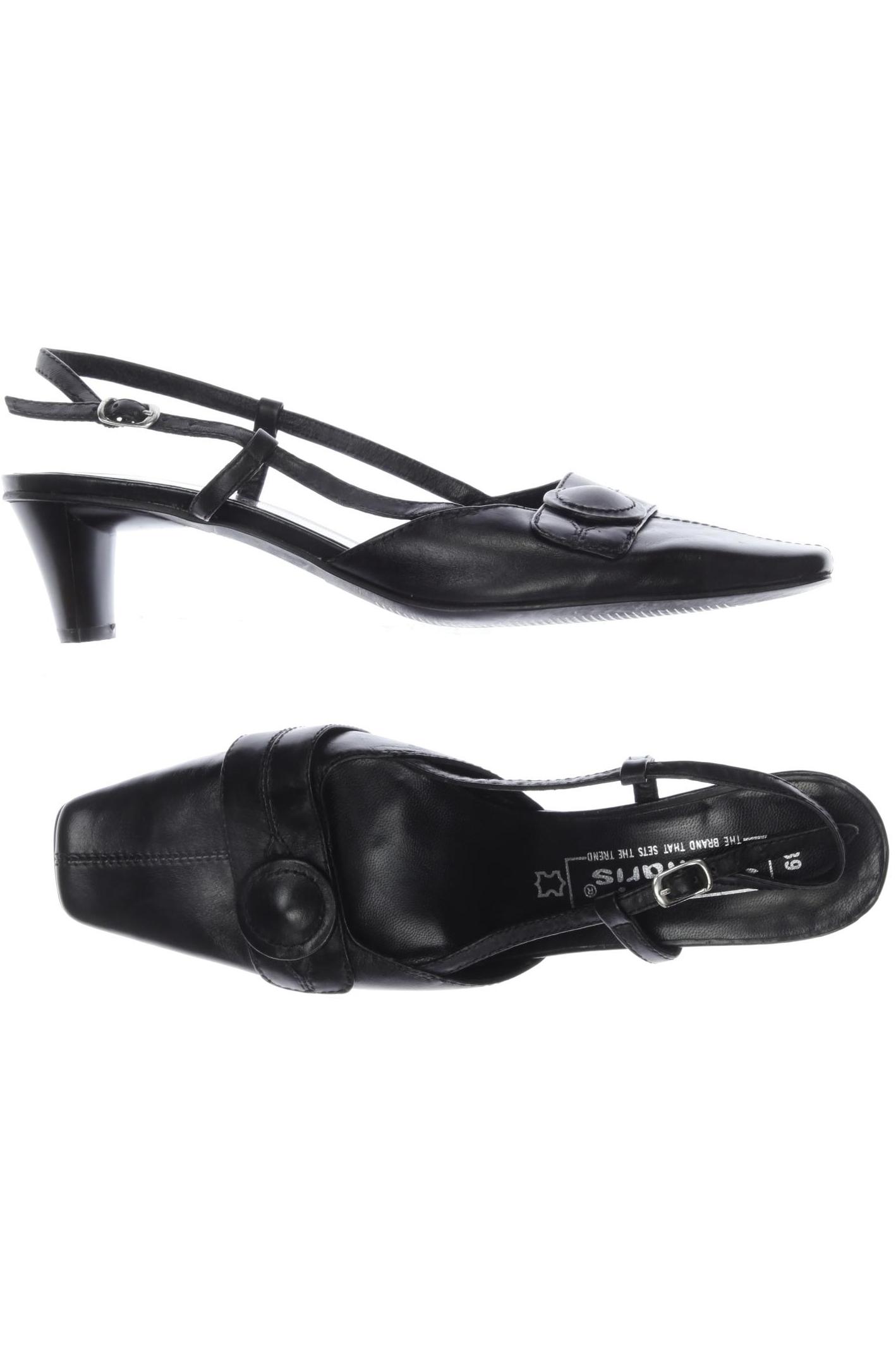 

Tamaris Damen Sandale, schwarz, Gr. 39