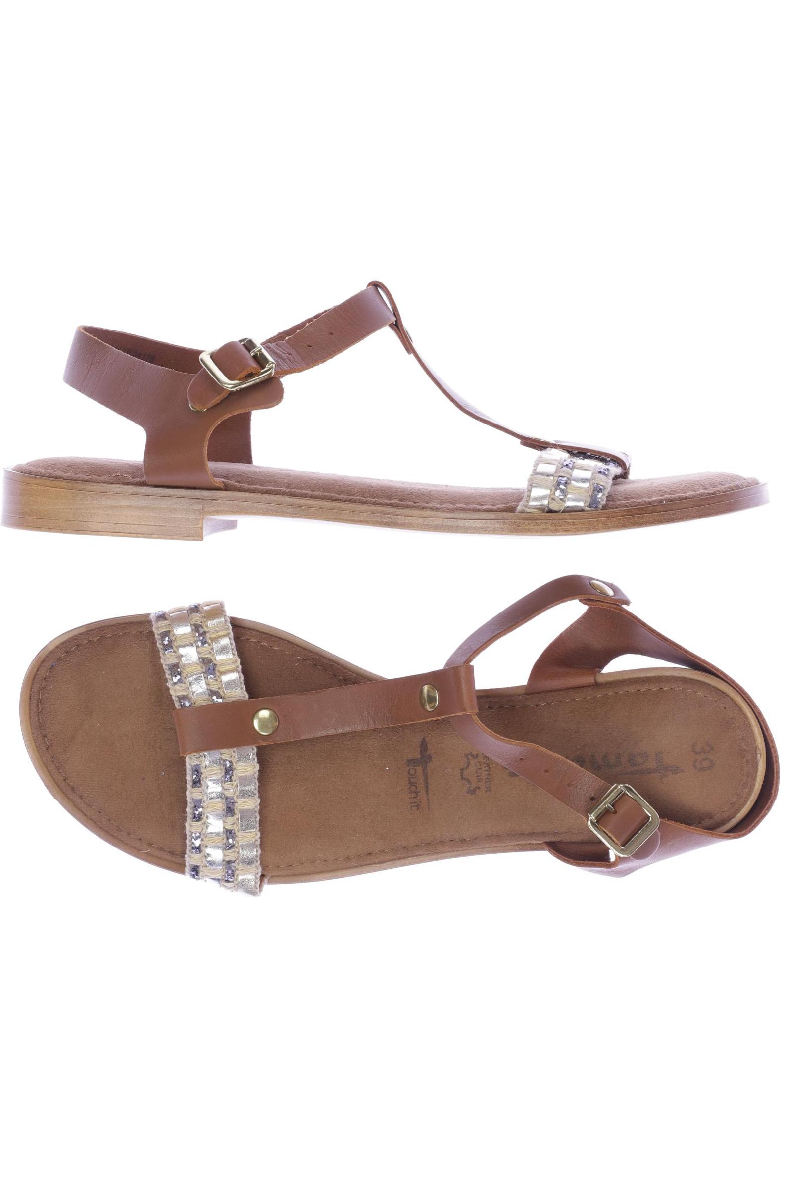 

Tamaris Damen Sandale, braun, Gr. 39