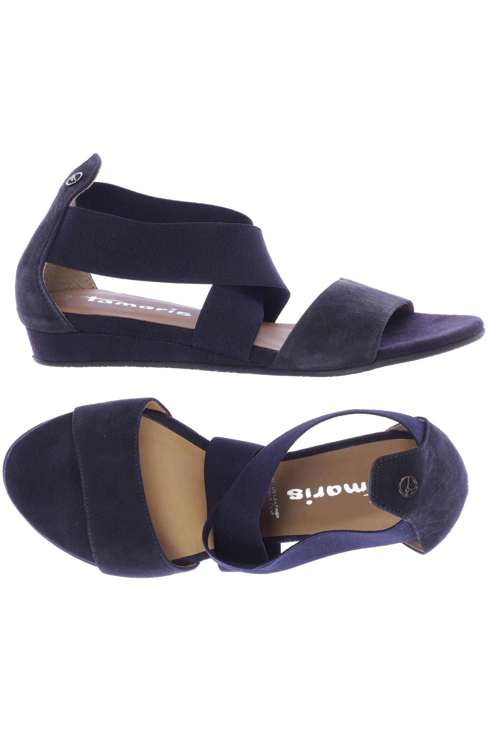 

Tamaris Damen Sandale, marineblau, Gr. 36