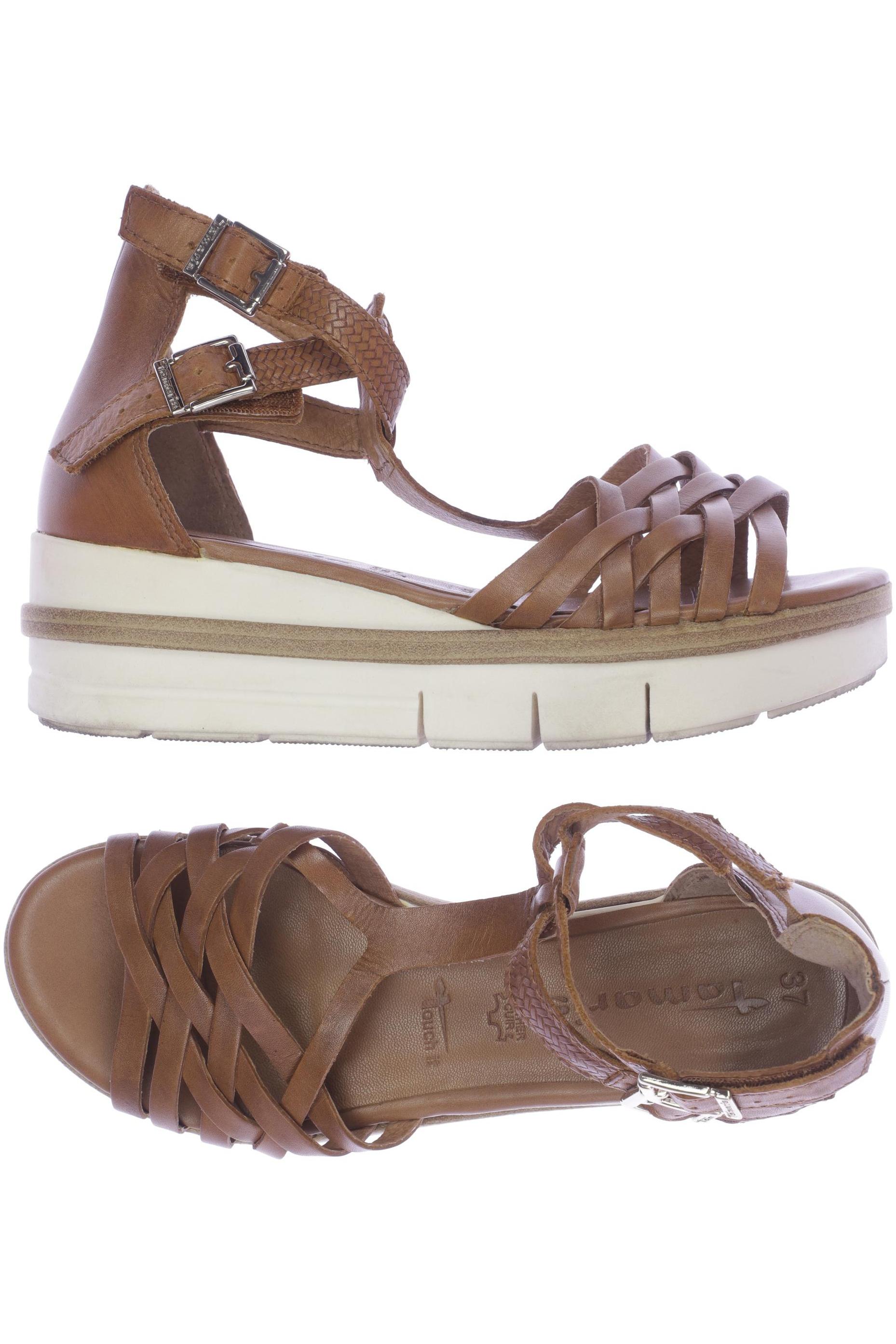 

Tamaris Damen Sandale, braun, Gr. 37