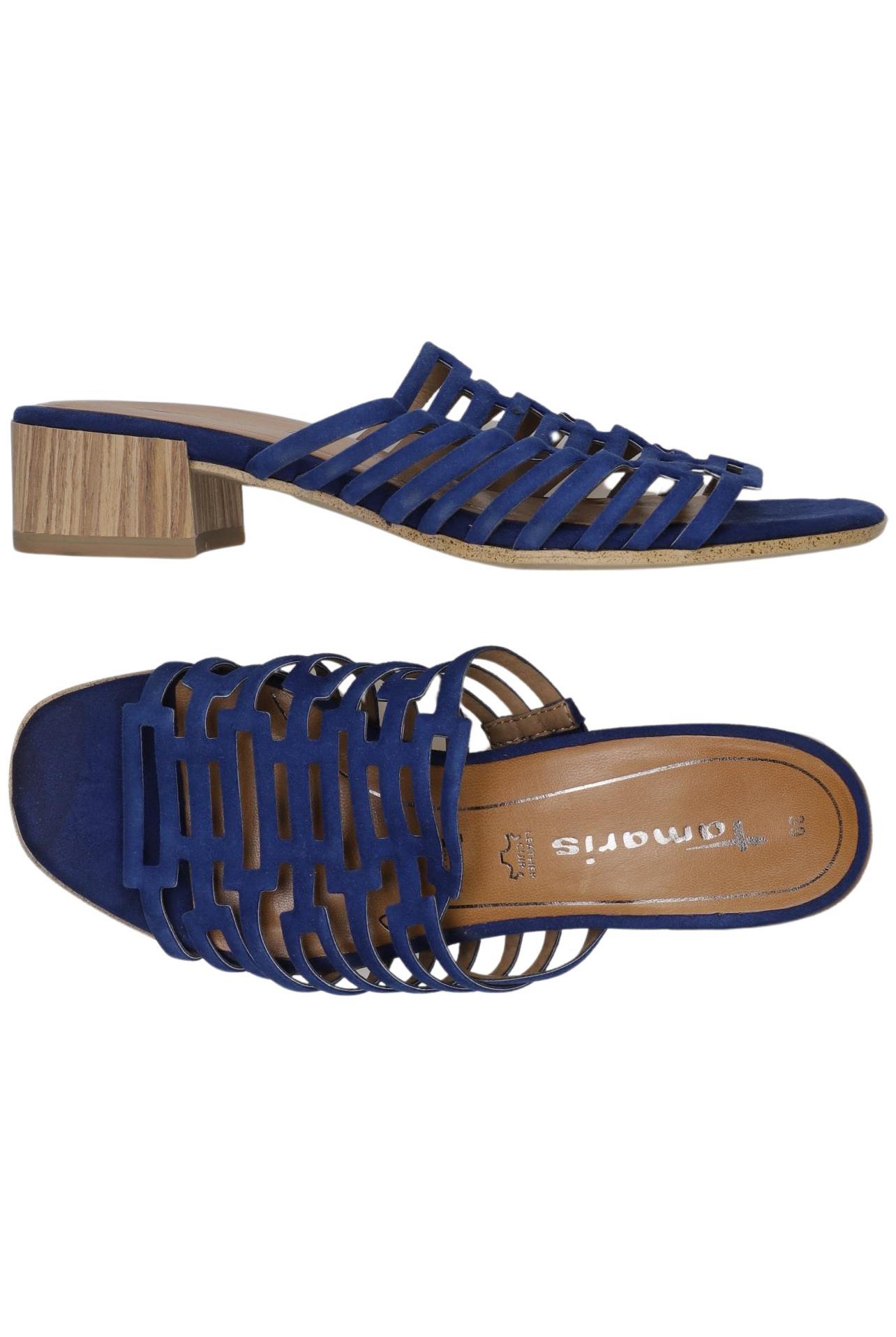 

Tamaris Damen Sandale, marineblau, Gr. 39