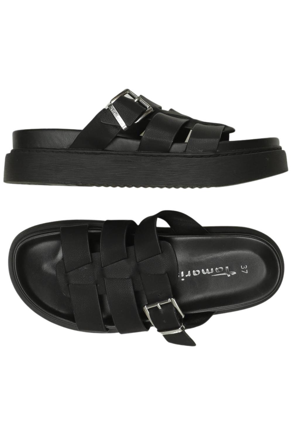 

Tamaris Damen Sandale, schwarz, Gr. 37