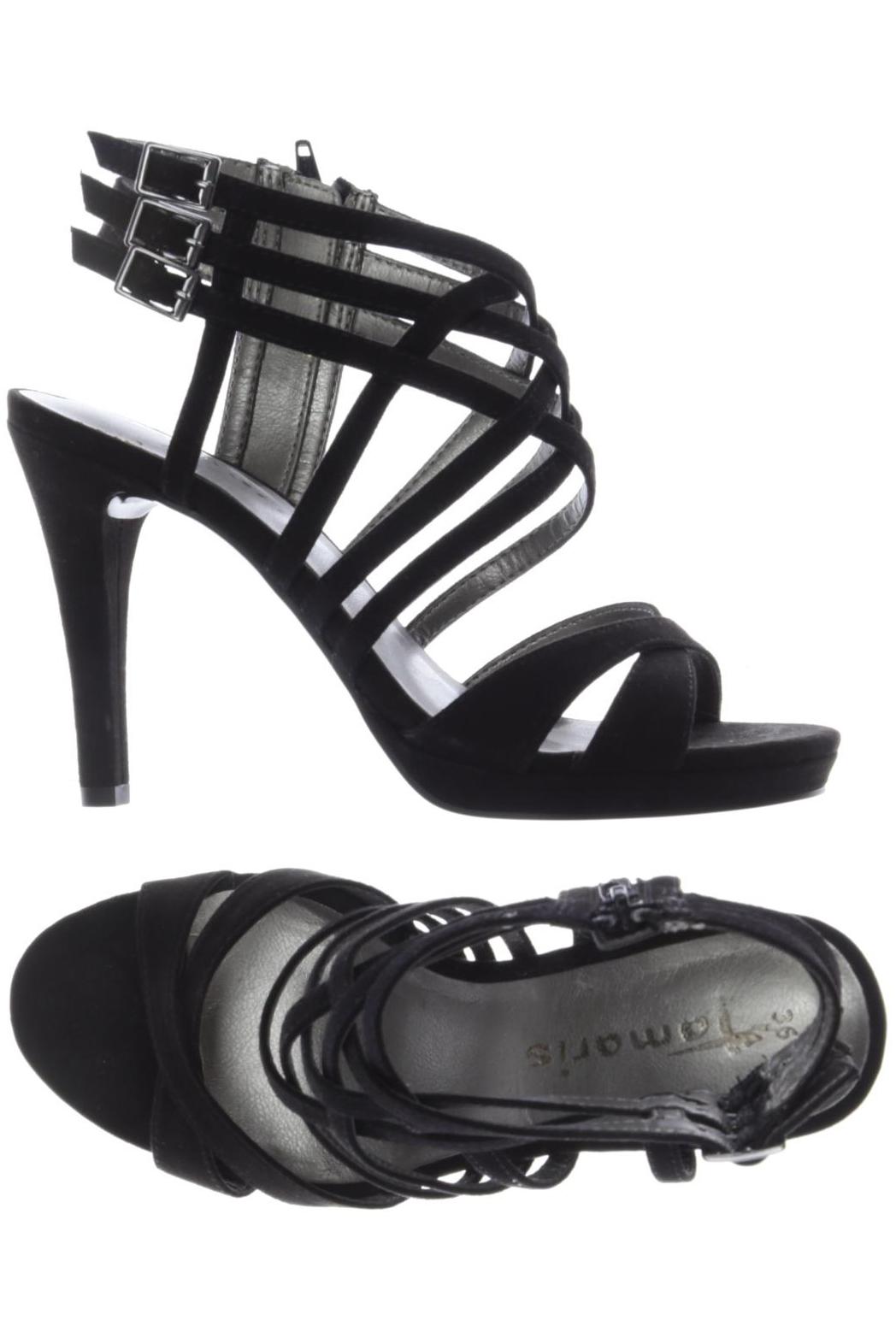 

Tamaris Damen Sandale, schwarz, Gr. 36