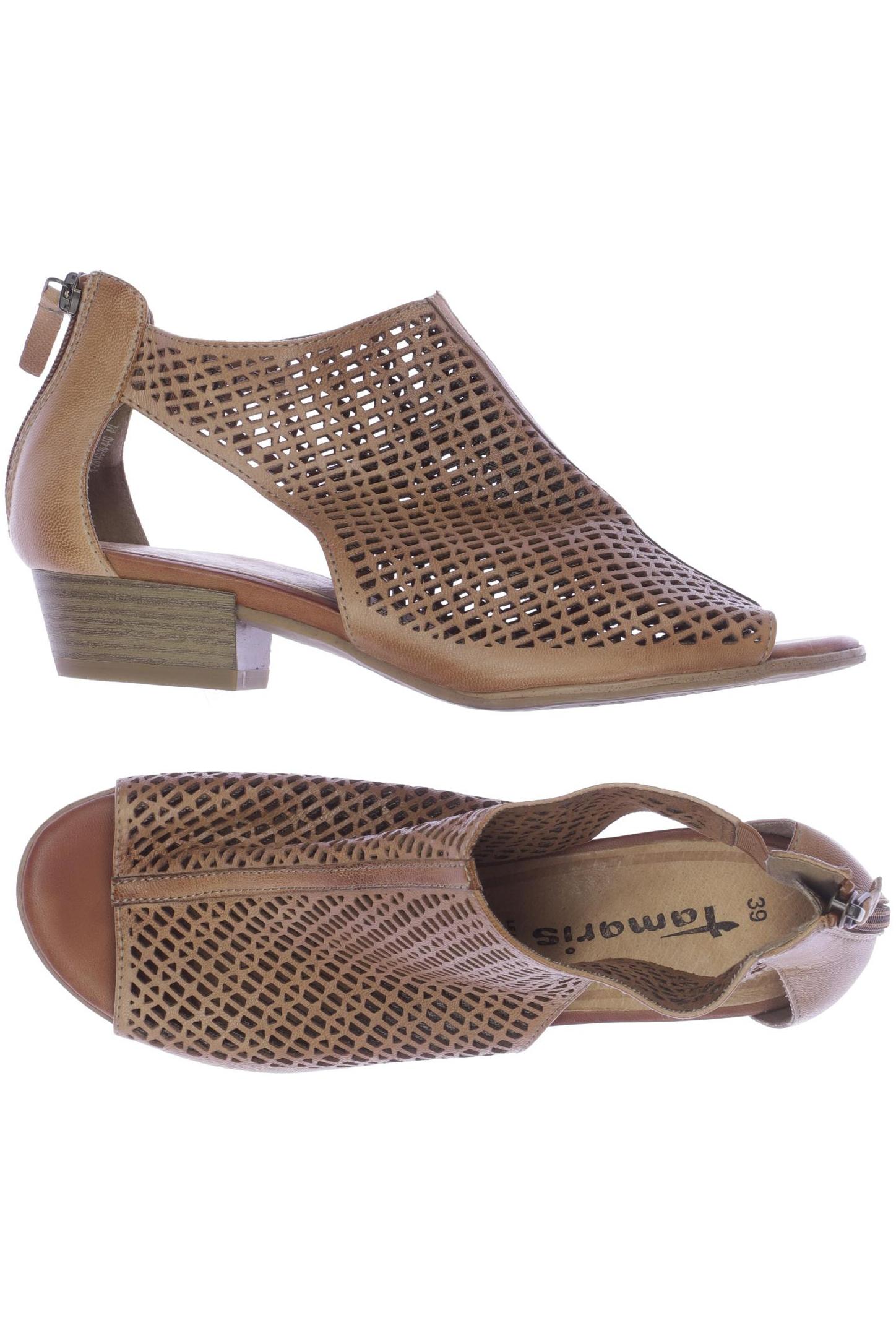 

Tamaris Damen Sandale, braun, Gr. 39