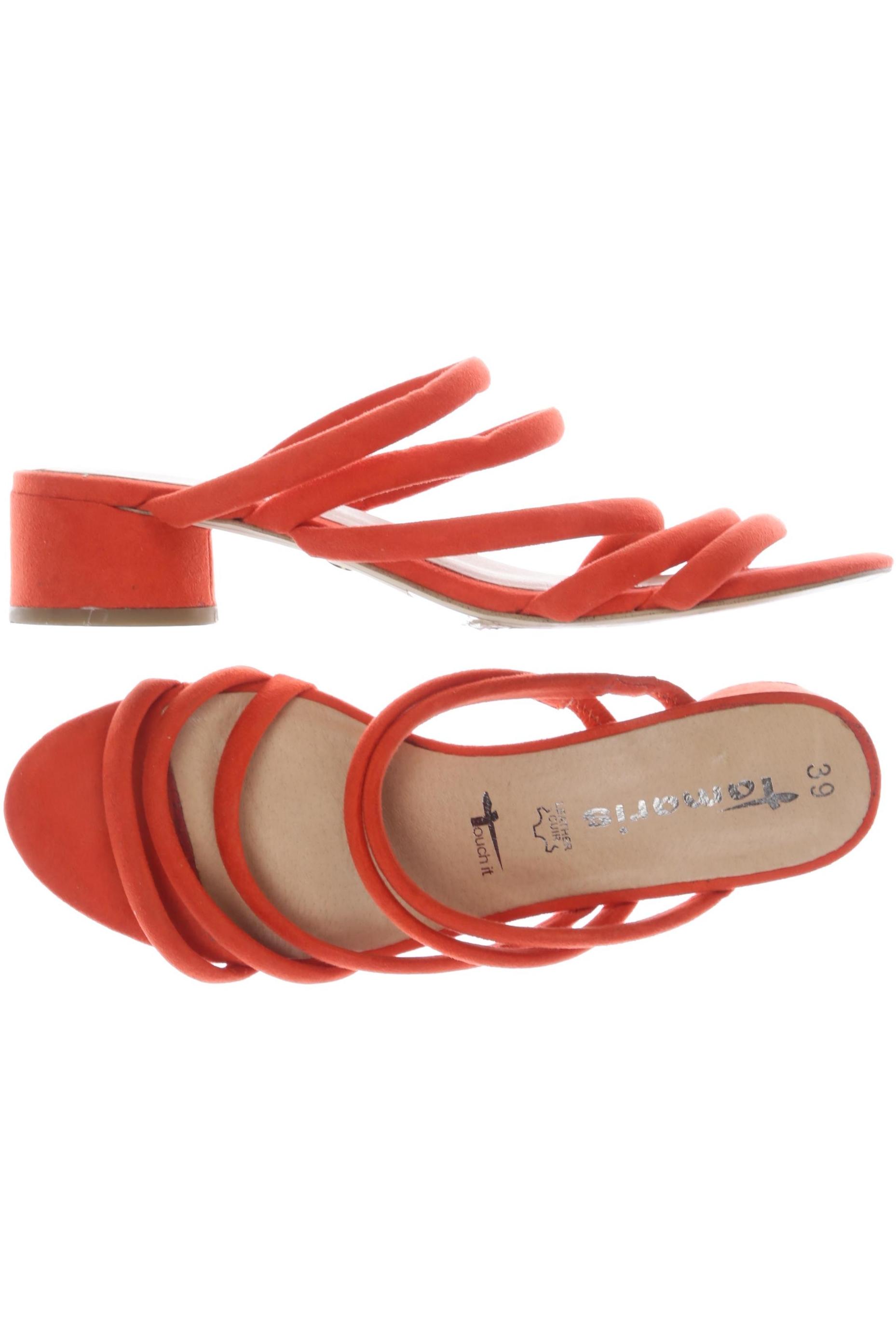 

Tamaris Damen Sandale, orange, Gr. 39