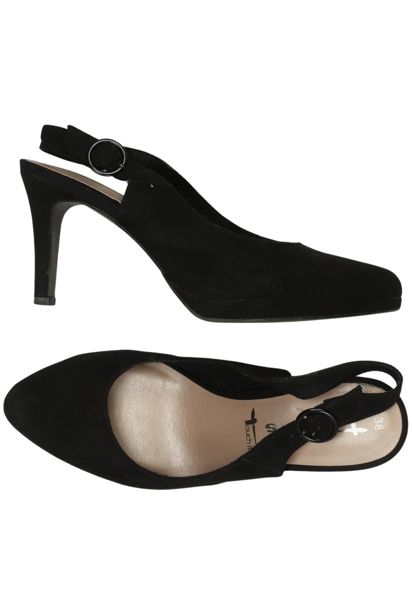 

Tamaris Damen Sandale, schwarz, Gr. 38