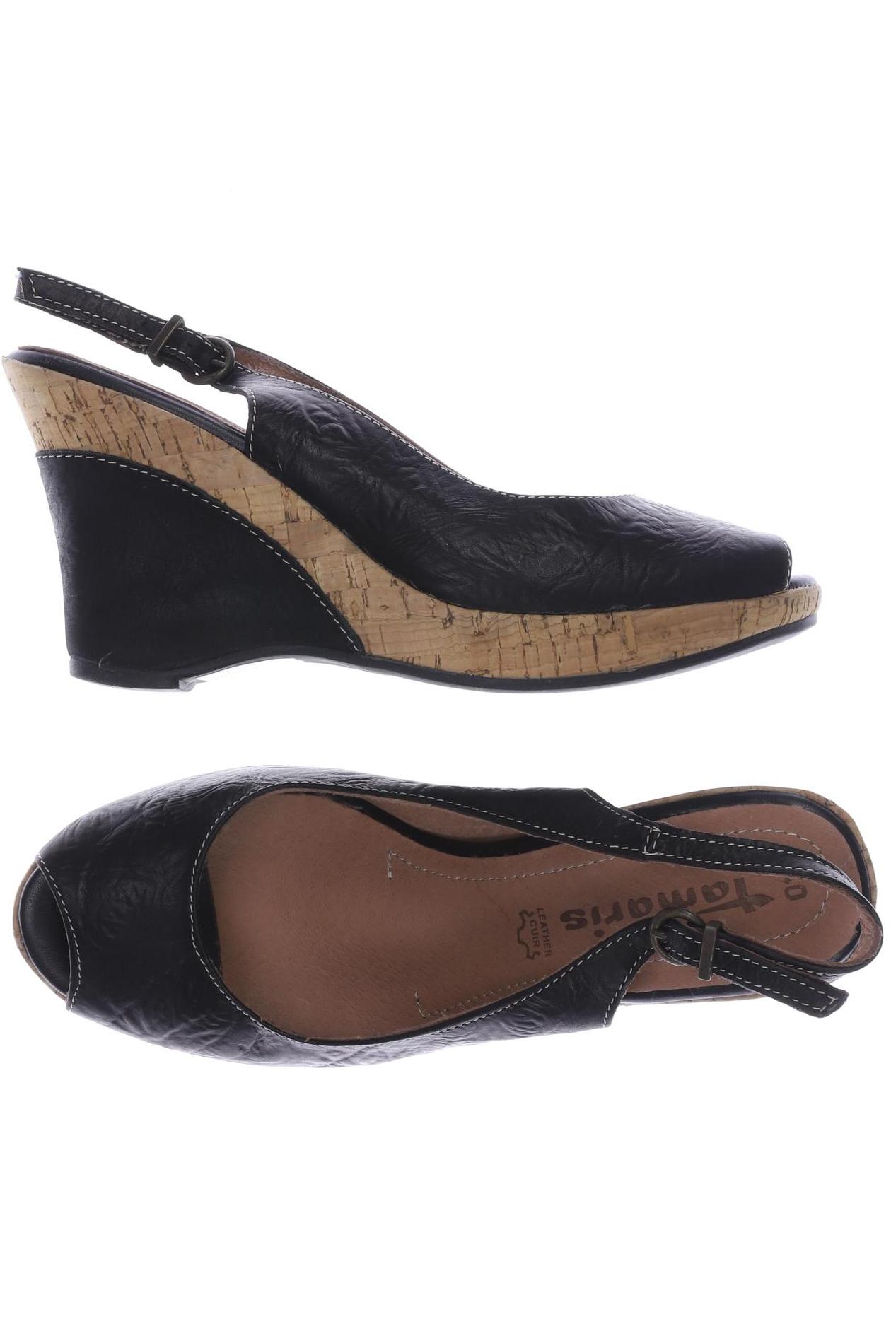

Tamaris Damen Sandale, schwarz