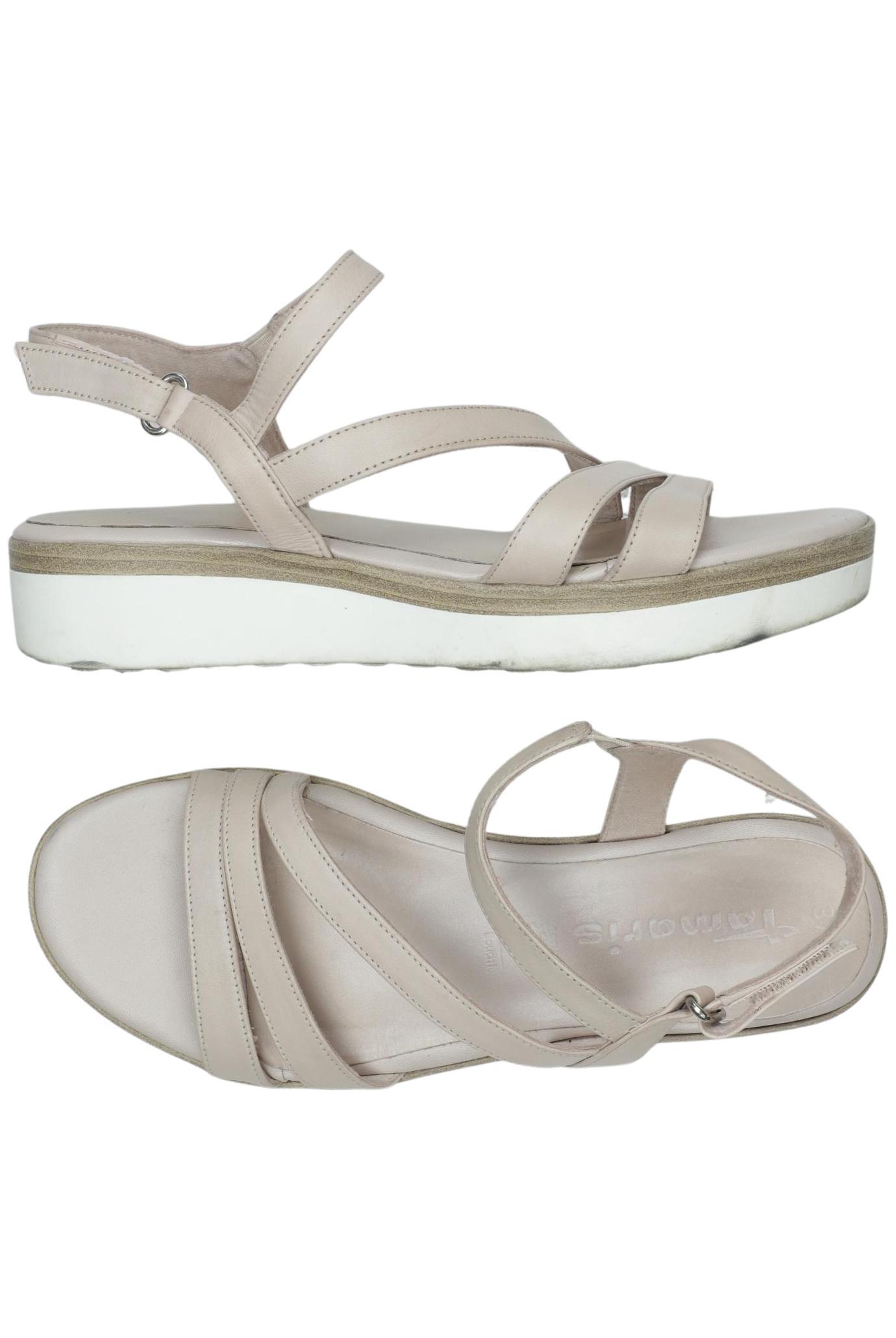 

Tamaris Damen Sandale, beige, Gr. 37