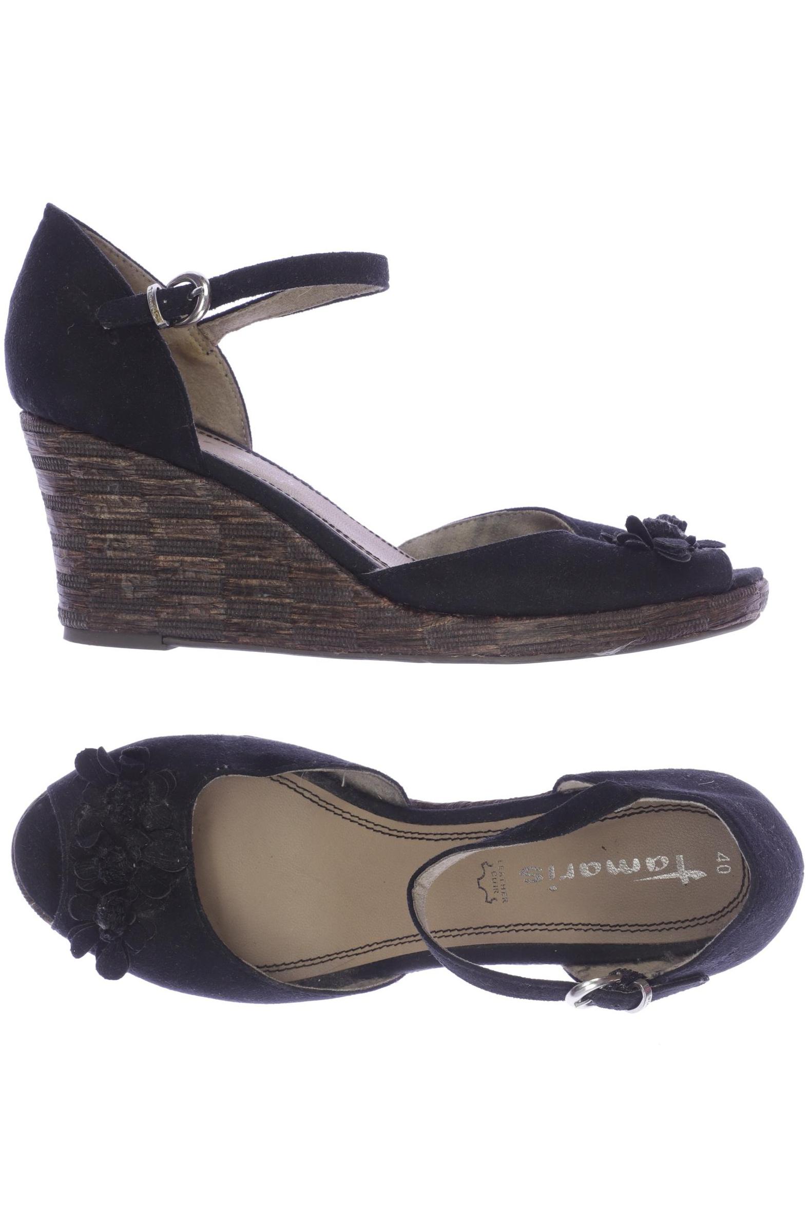 

Tamaris Damen Sandale, marineblau, Gr. 40