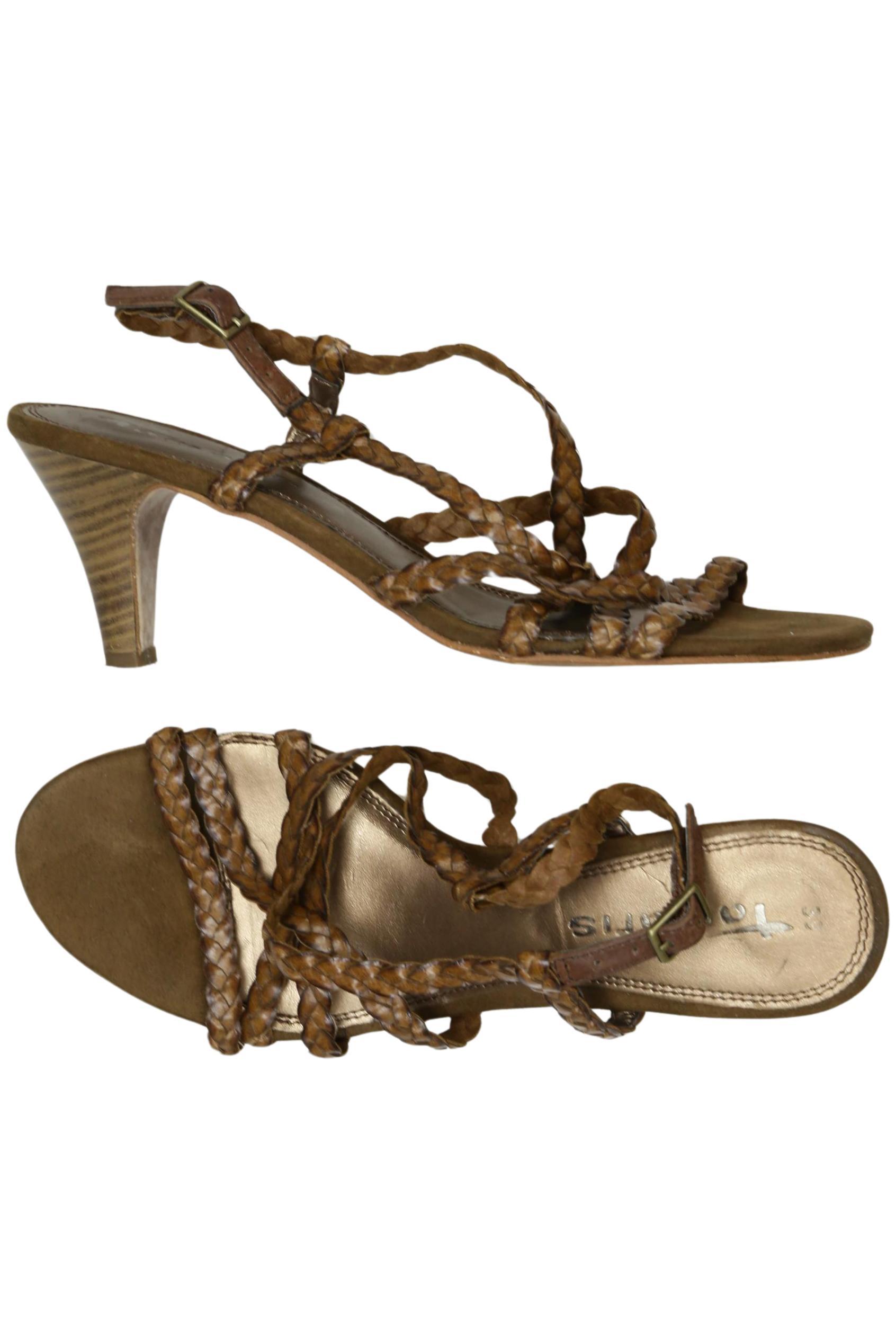 

Tamaris Damen Sandale, braun, Gr. 39