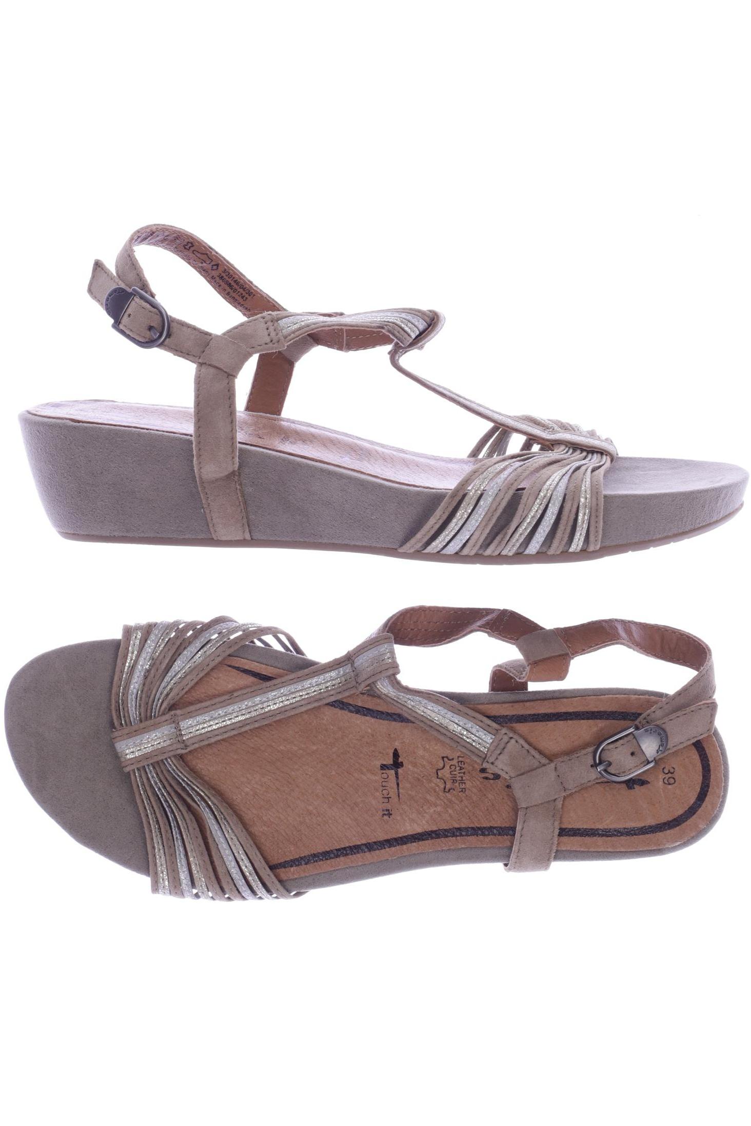 

Tamaris Damen Sandale, beige, Gr. 39