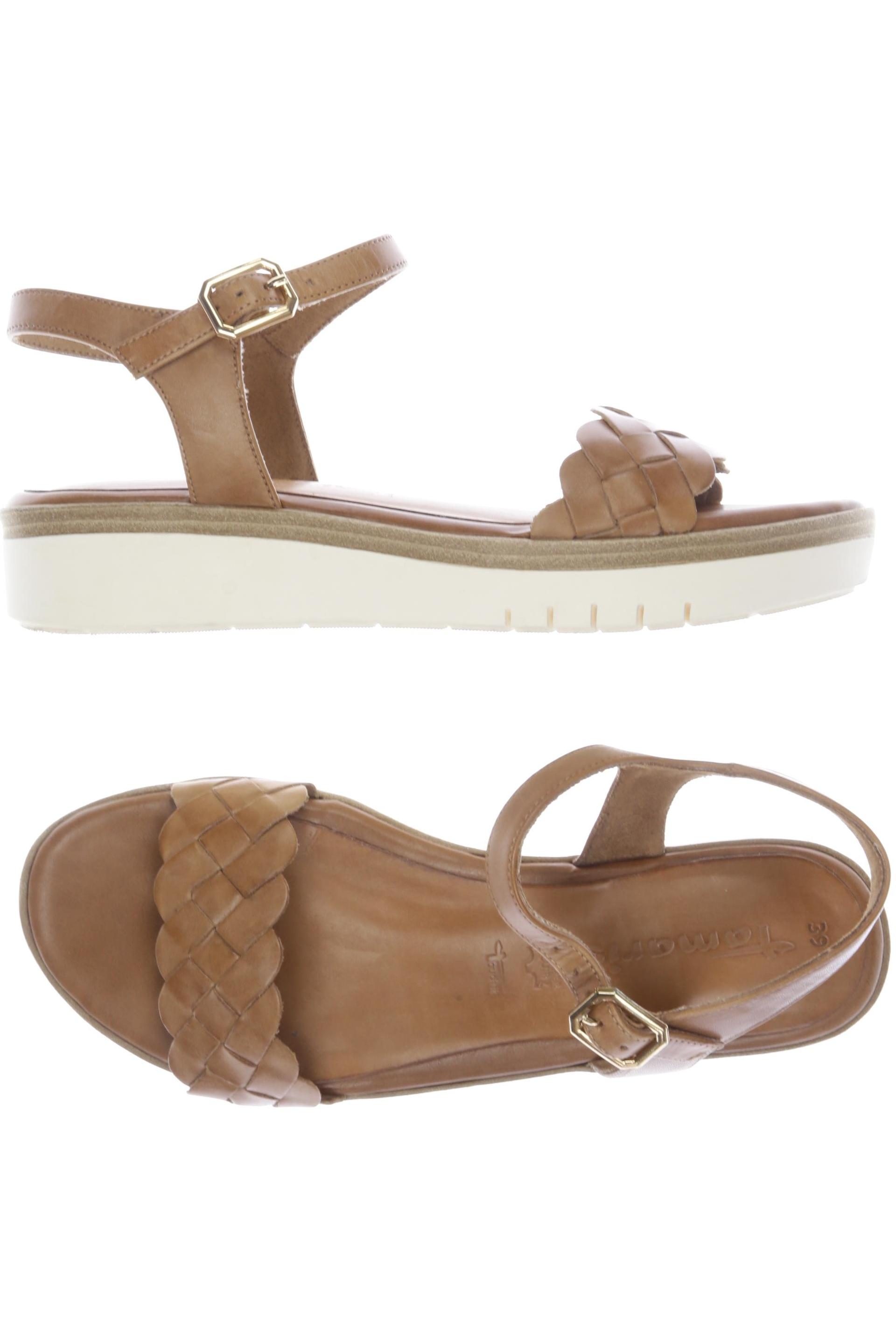 

Tamaris Damen Sandale, braun, Gr. 39