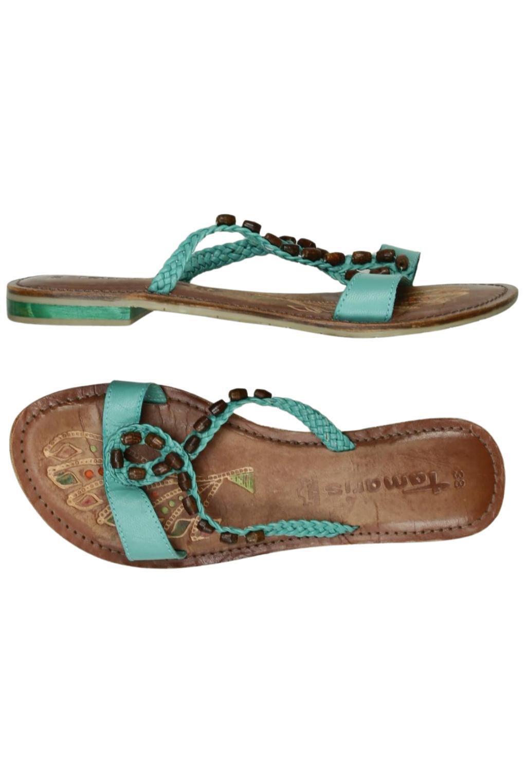 

Tamaris Damen Sandale, türkis, Gr. 38