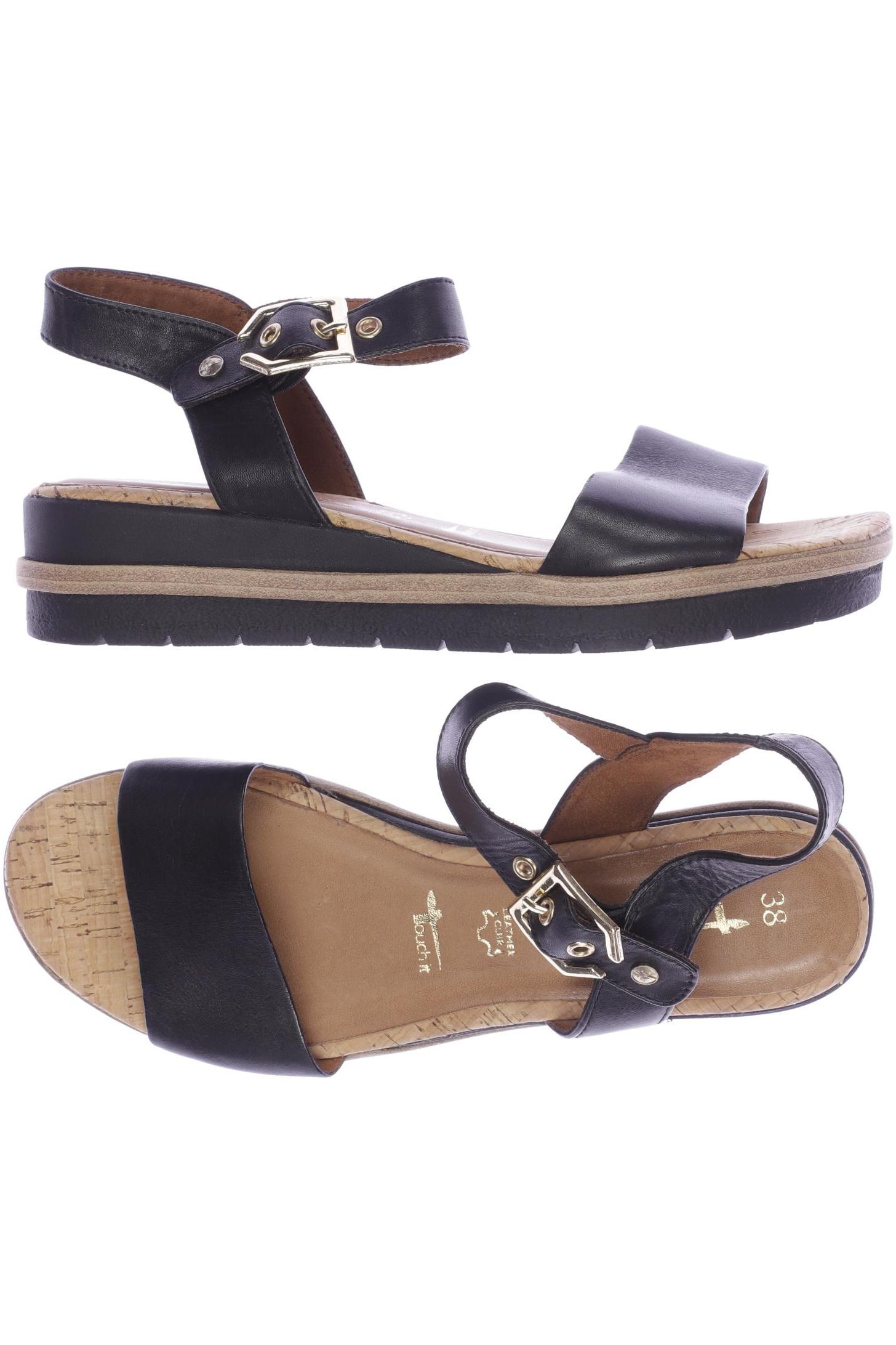 

Tamaris Damen Sandale, schwarz