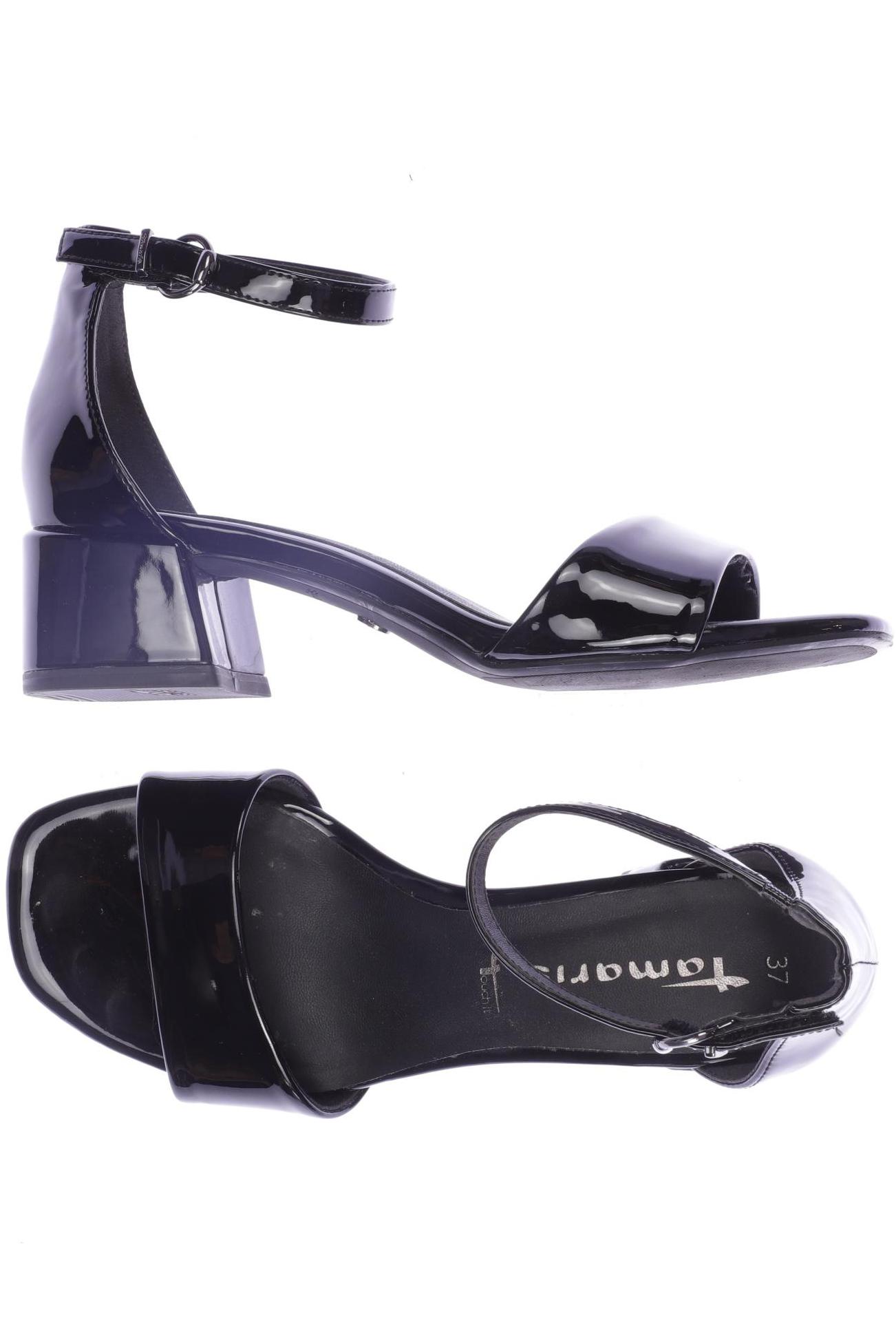

Tamaris Damen Sandale, schwarz, Gr. 37