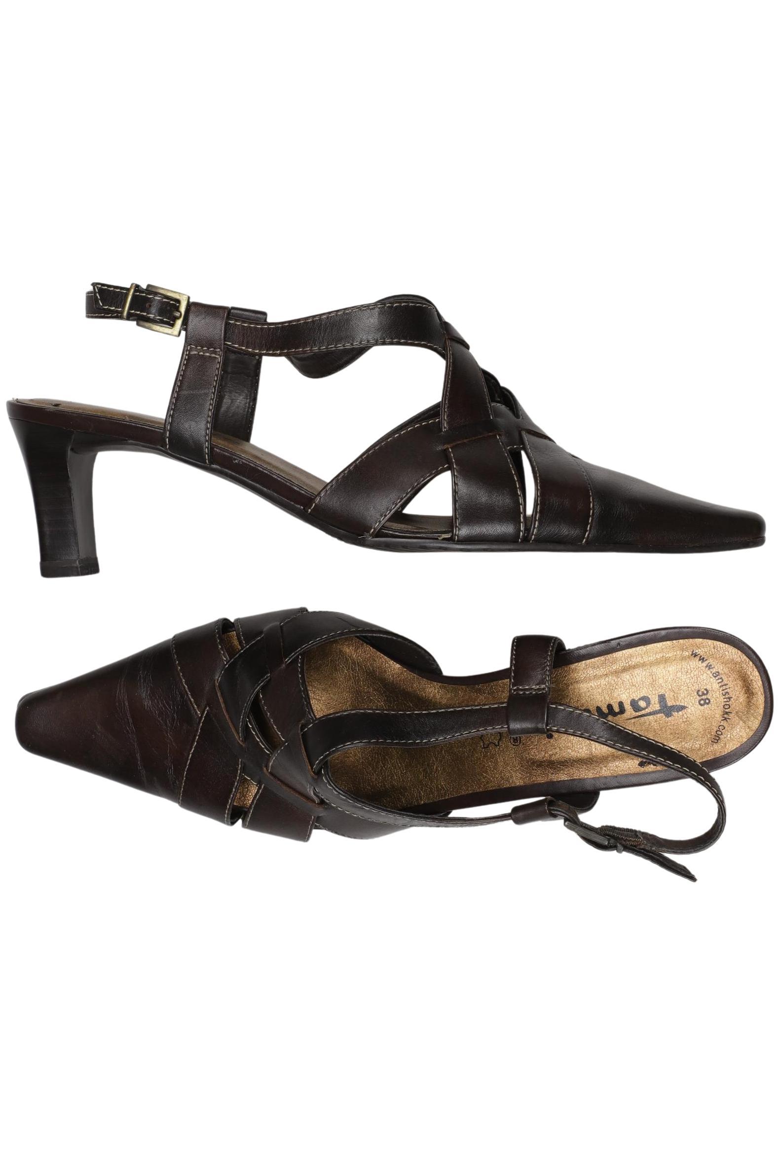 

Tamaris Damen Sandale, braun, Gr. 38