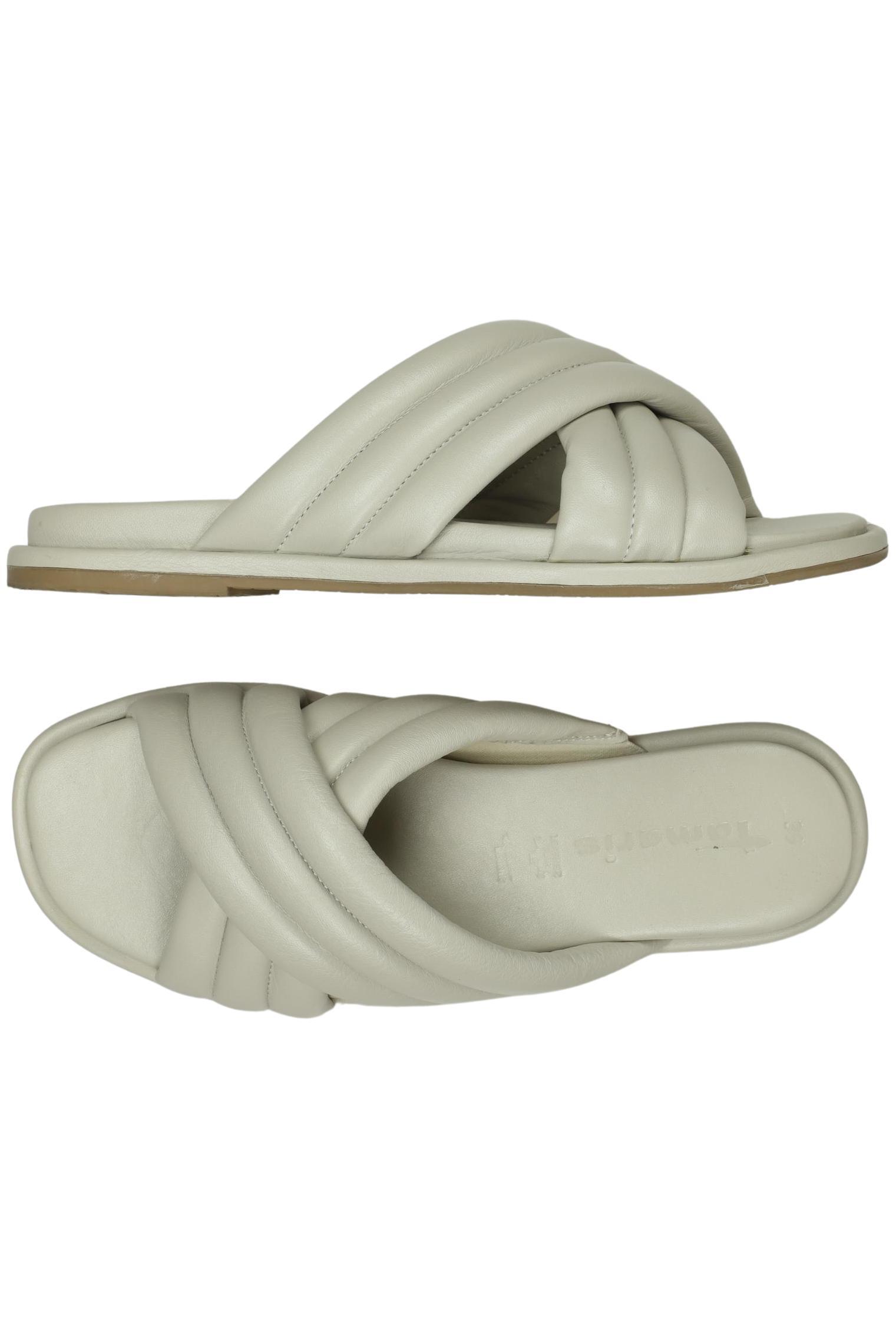 

Tamaris Damen Sandale, cremeweiß, Gr. 39