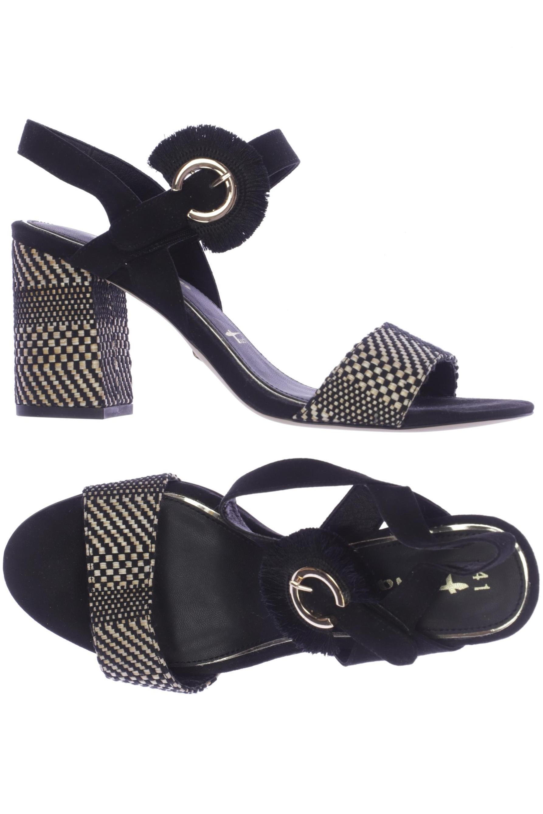 

Tamaris Damen Sandale, schwarz, Gr. 41