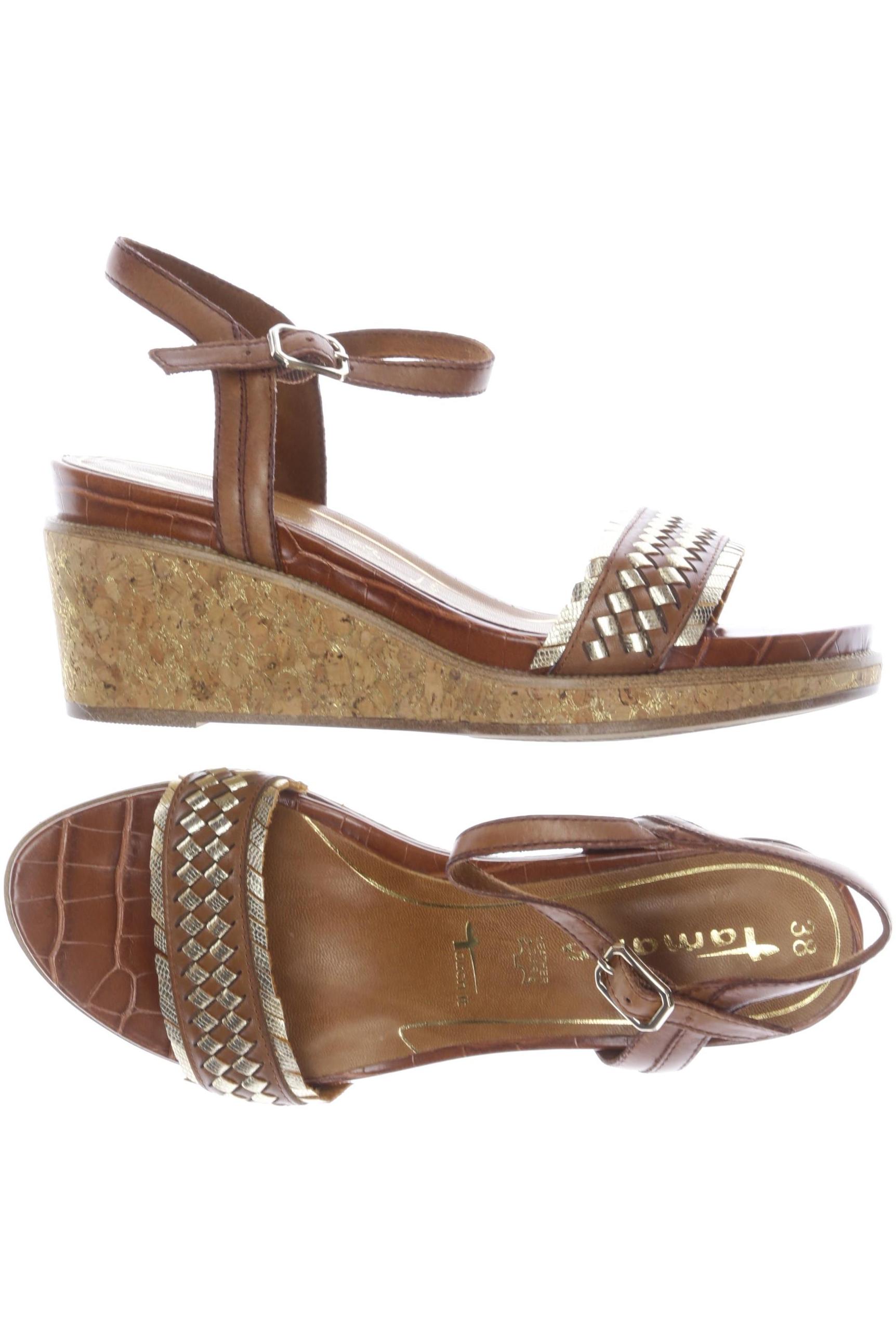 

Tamaris Damen Sandale, braun, Gr. 38