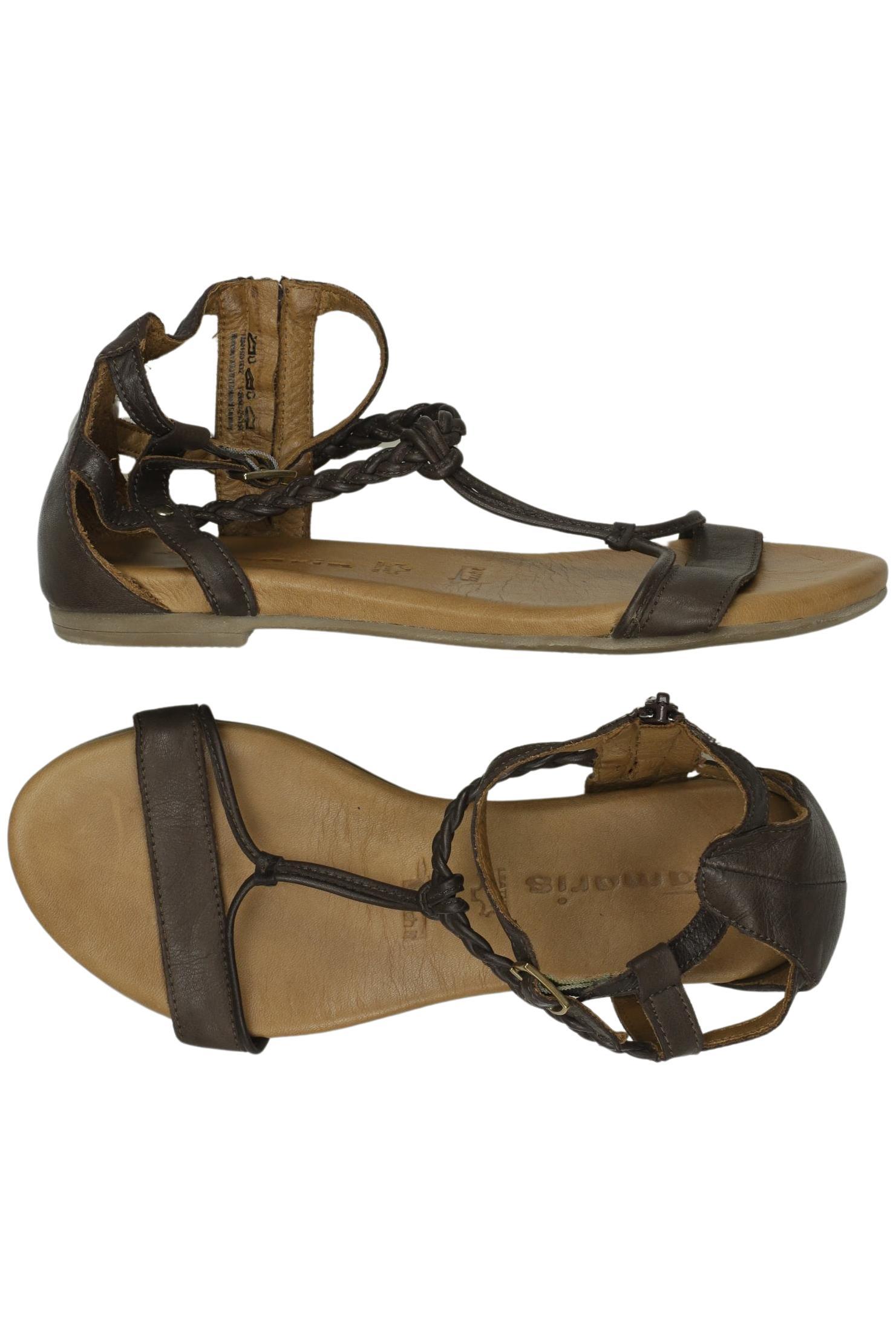 

Tamaris Damen Sandale, braun, Gr. 37