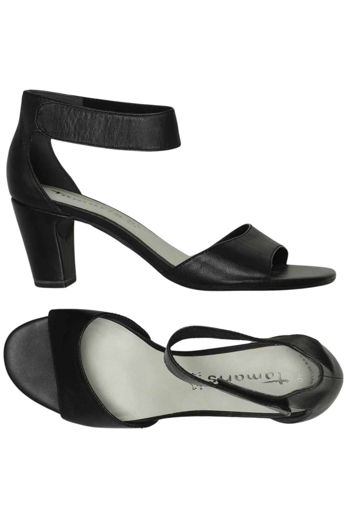 

Tamaris Damen Sandale, schwarz, Gr. 40