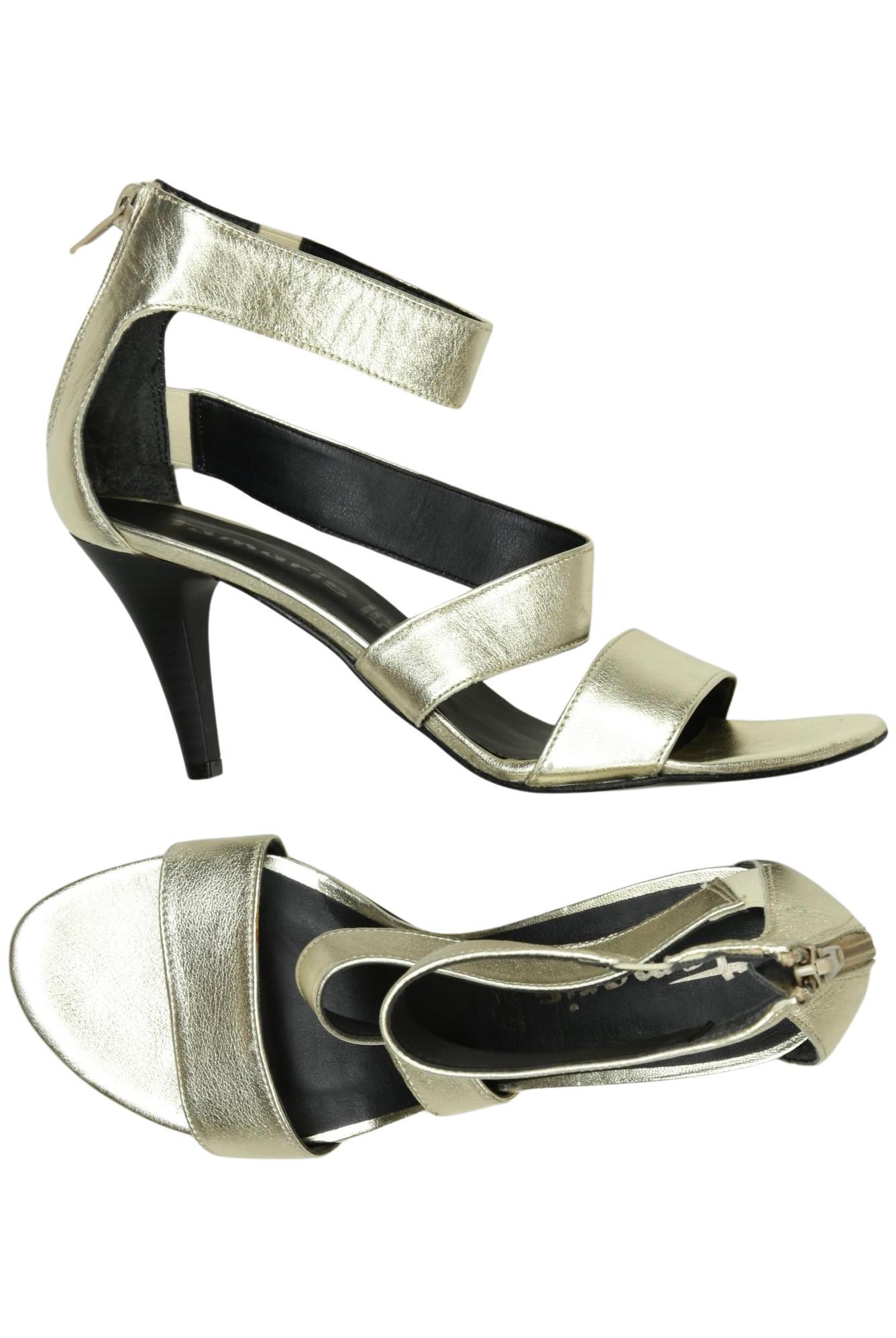 

Tamaris Damen Sandale, gold, Gr. 38