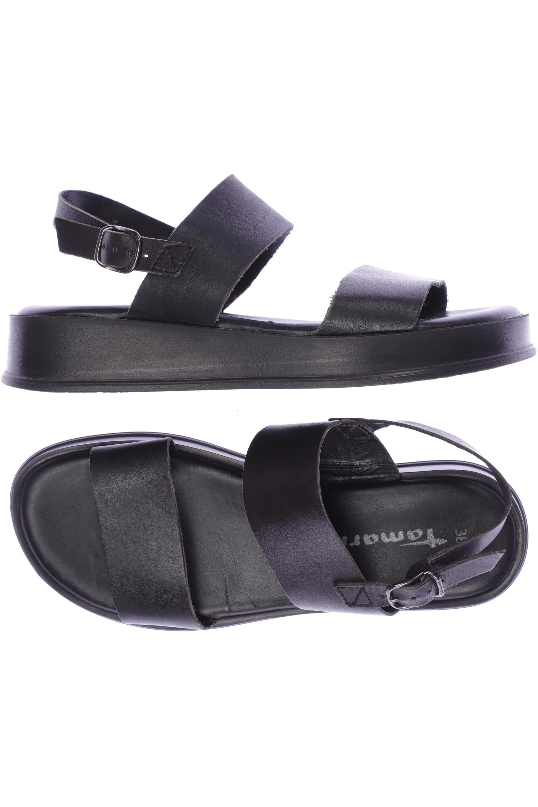 

Tamaris Damen Sandale, schwarz, Gr. 38