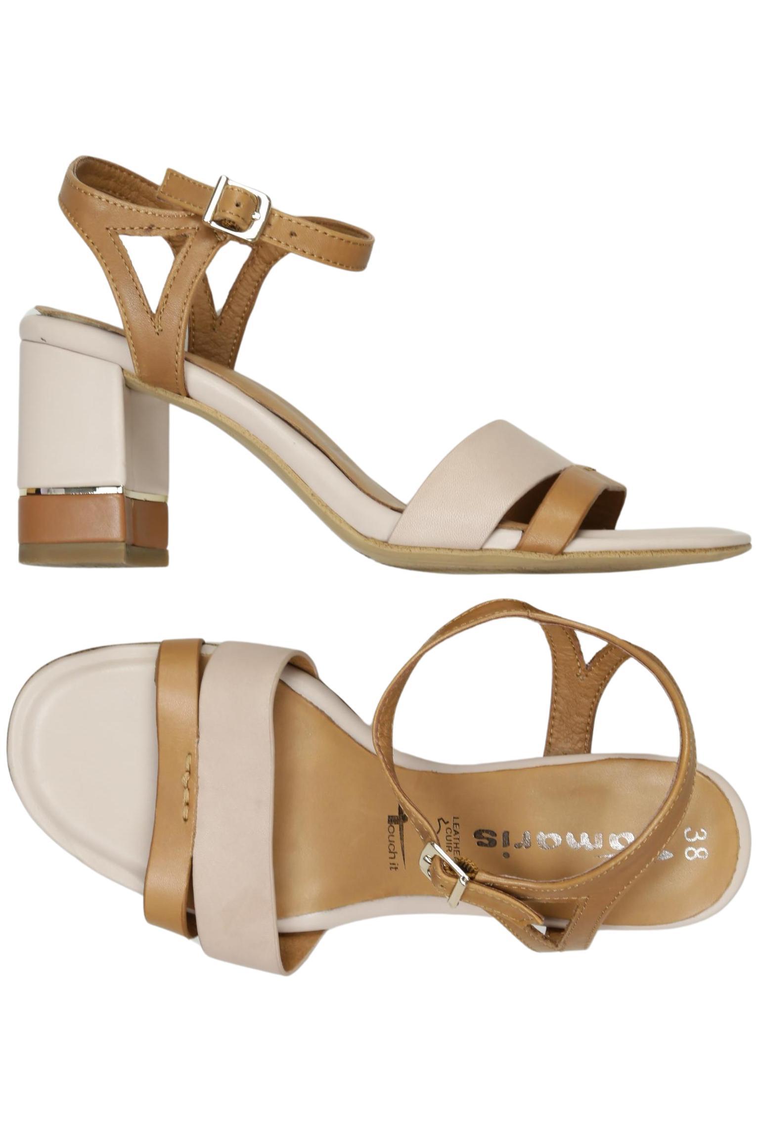 

Tamaris Damen Sandale, braun, Gr. 38