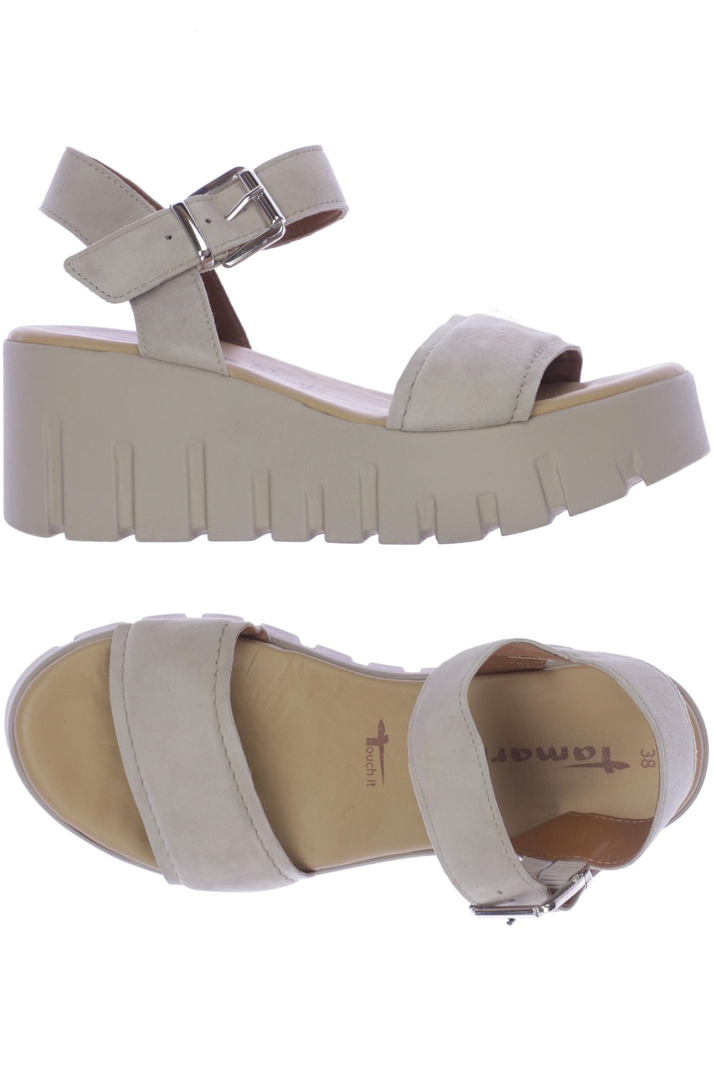 

Tamaris Damen Sandale, beige, Gr. 38