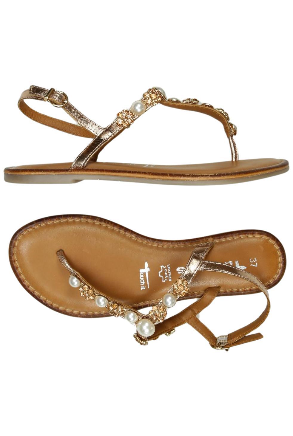 

Tamaris Damen Sandale, beige, Gr. 37
