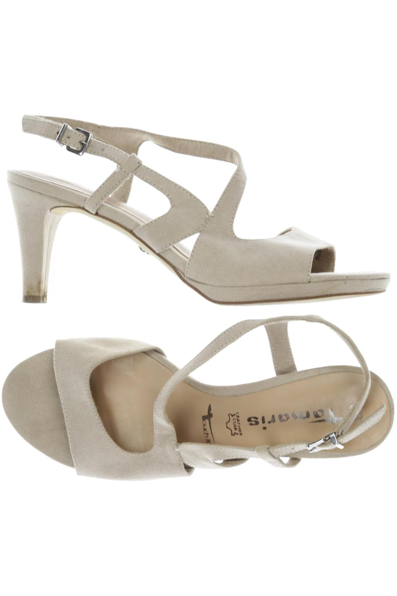 

Tamaris Damen Sandale, beige, Gr. 39