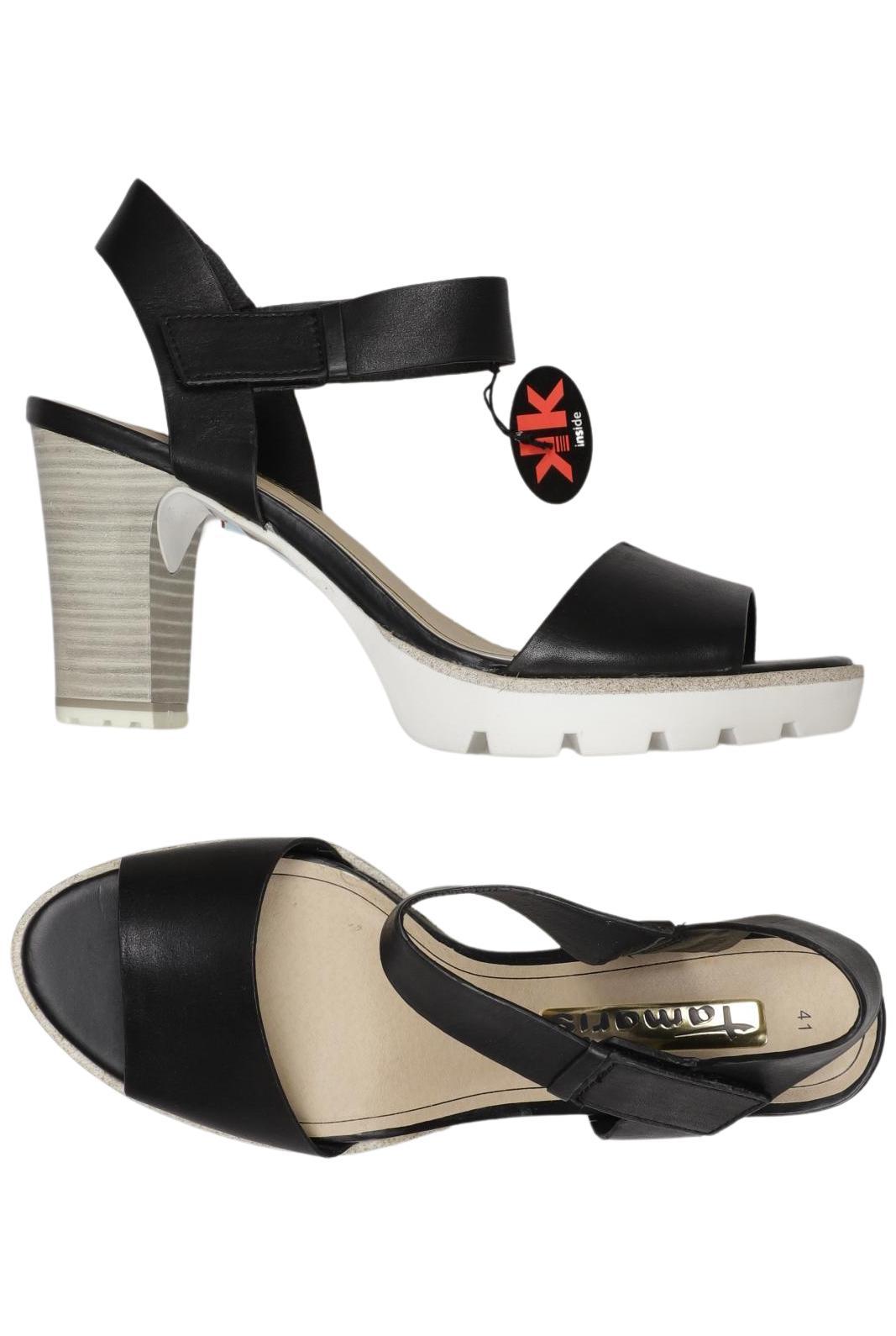 

Tamaris Damen Sandale, schwarz, Gr. 41
