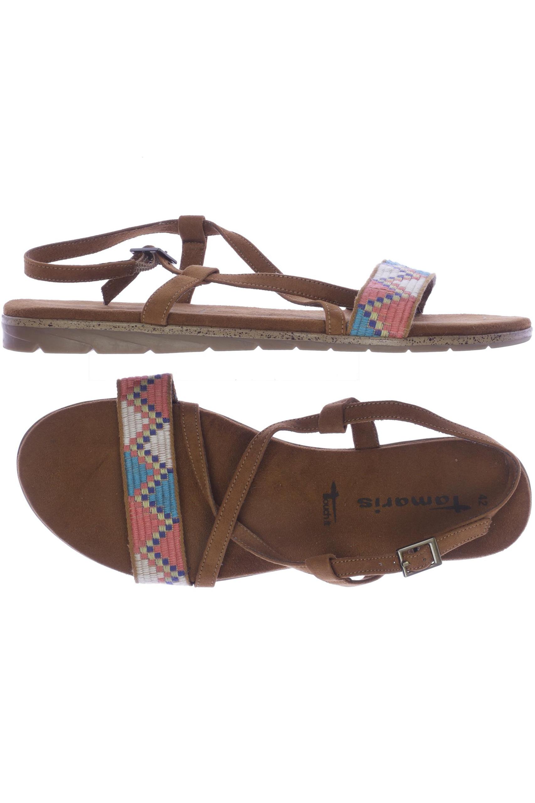 

Tamaris Damen Sandale, braun, Gr. 42