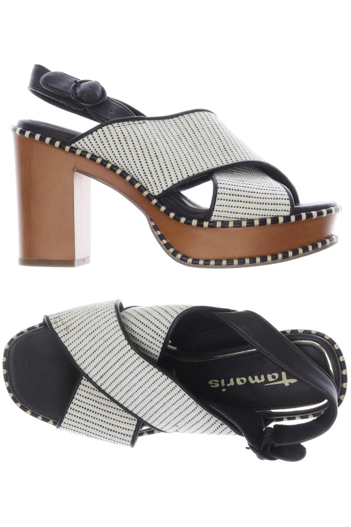 

Tamaris Damen Sandale, beige, Gr. 37