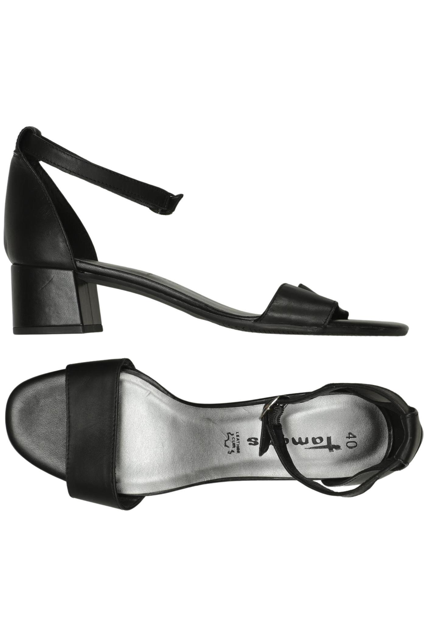 

Tamaris Damen Sandale, schwarz, Gr. 40
